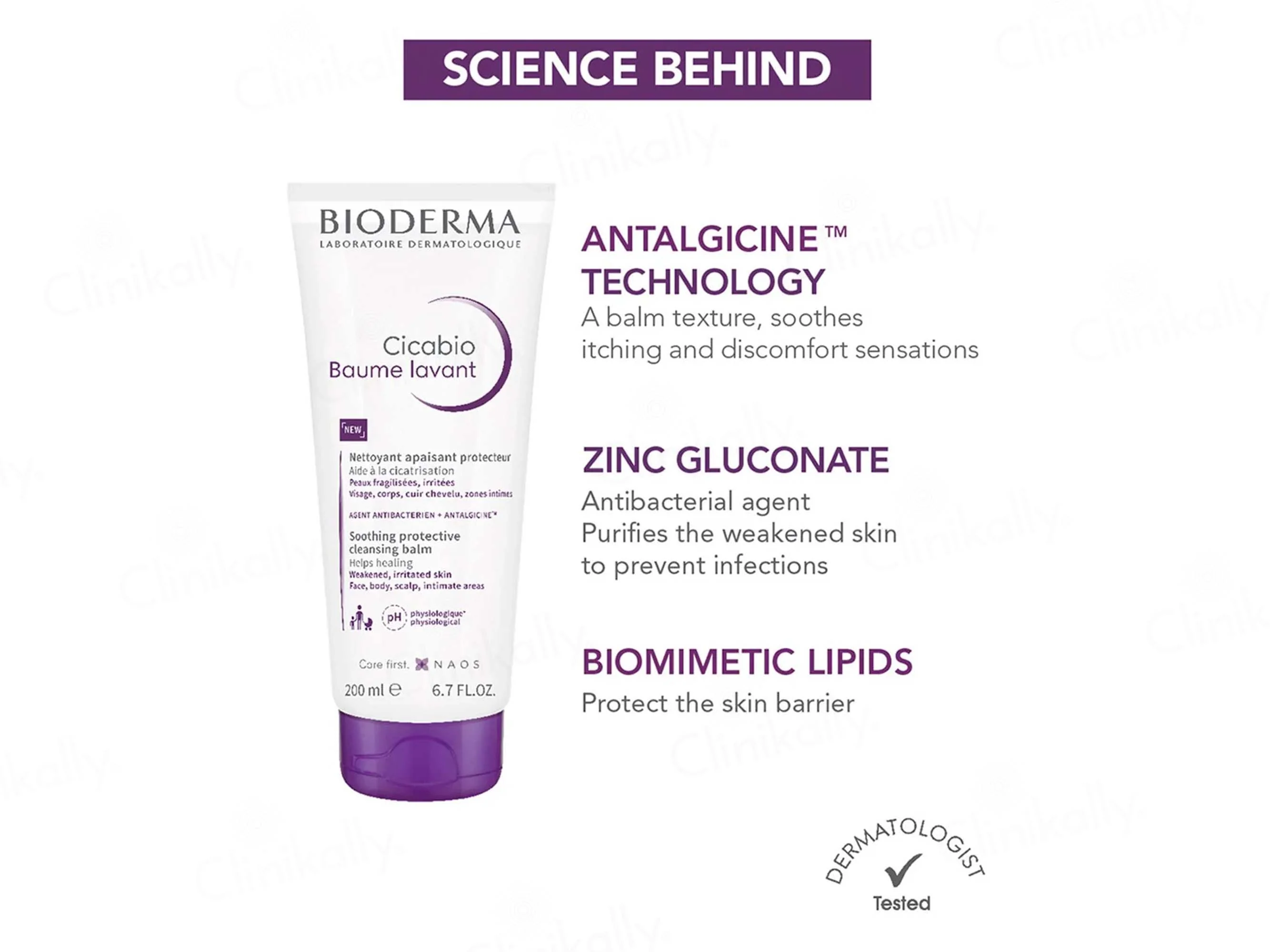 Bioderma Cicabio Baume Lavant Soothing Protective Cleansing Balm - Image 2