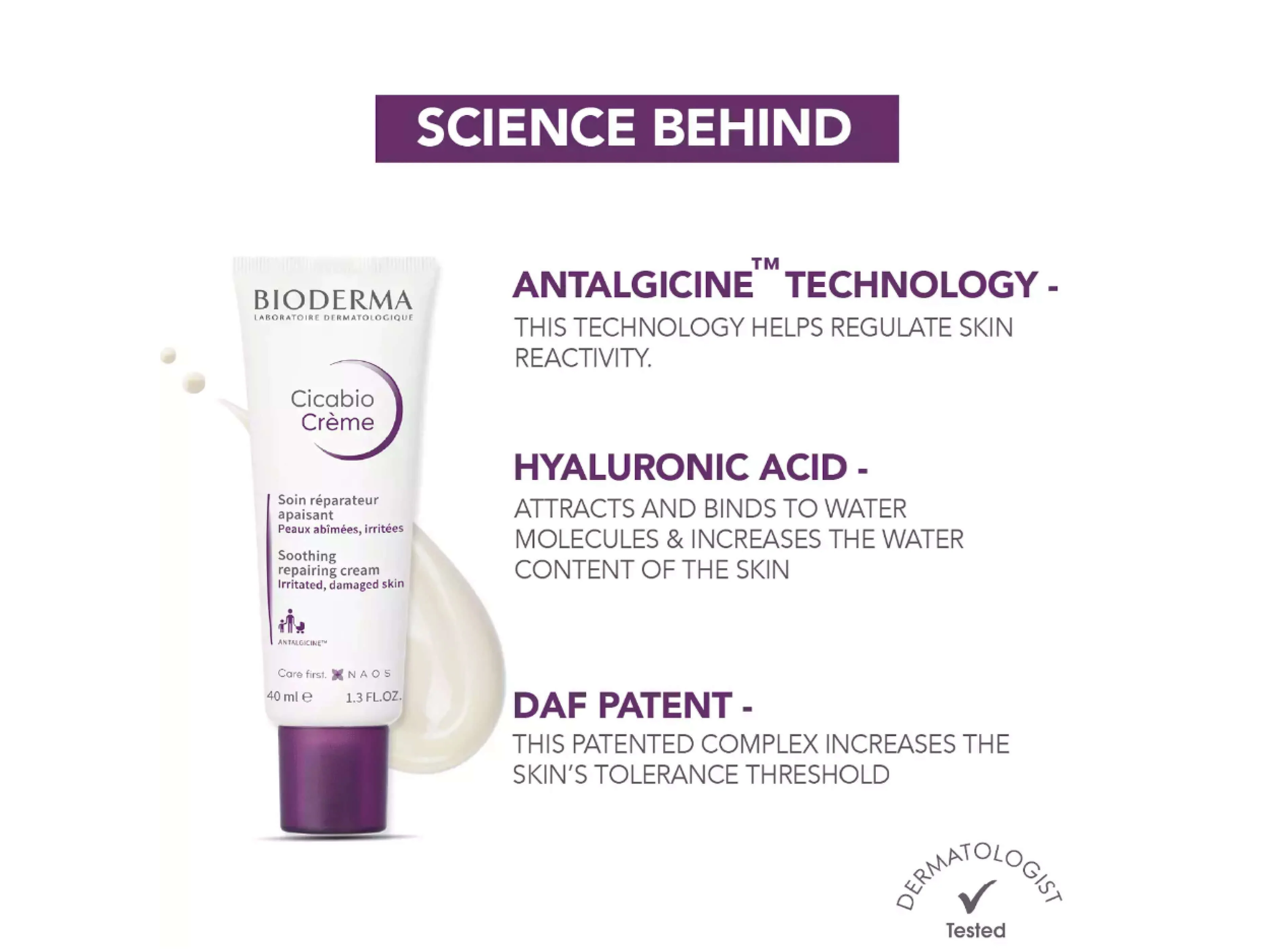 Bioderma Cicabio Soothing Repairing Cream - Image 5