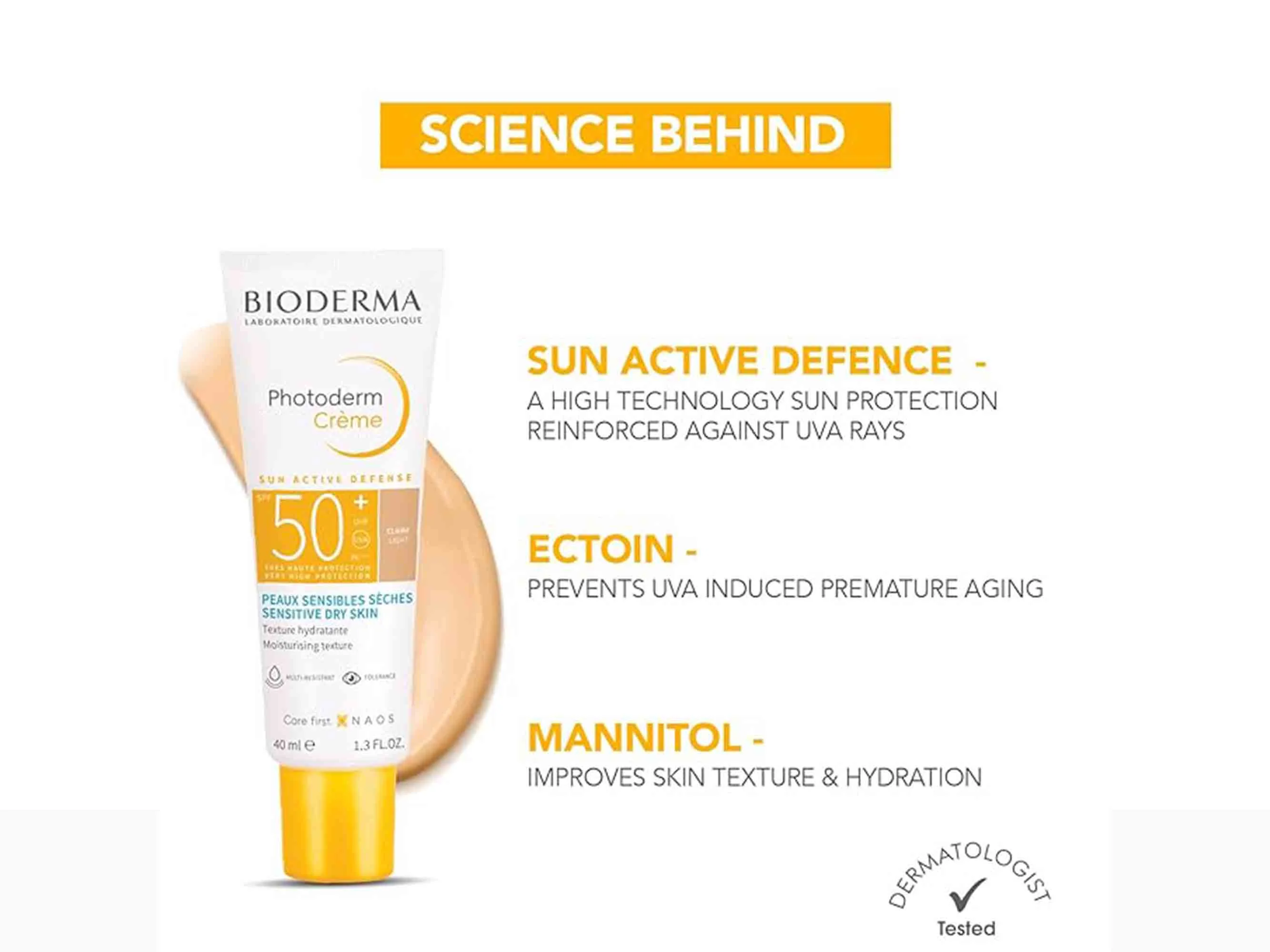 Bioderma Photoderm Creme SPF 50+ PA++++ (Claire Light) - Image 2