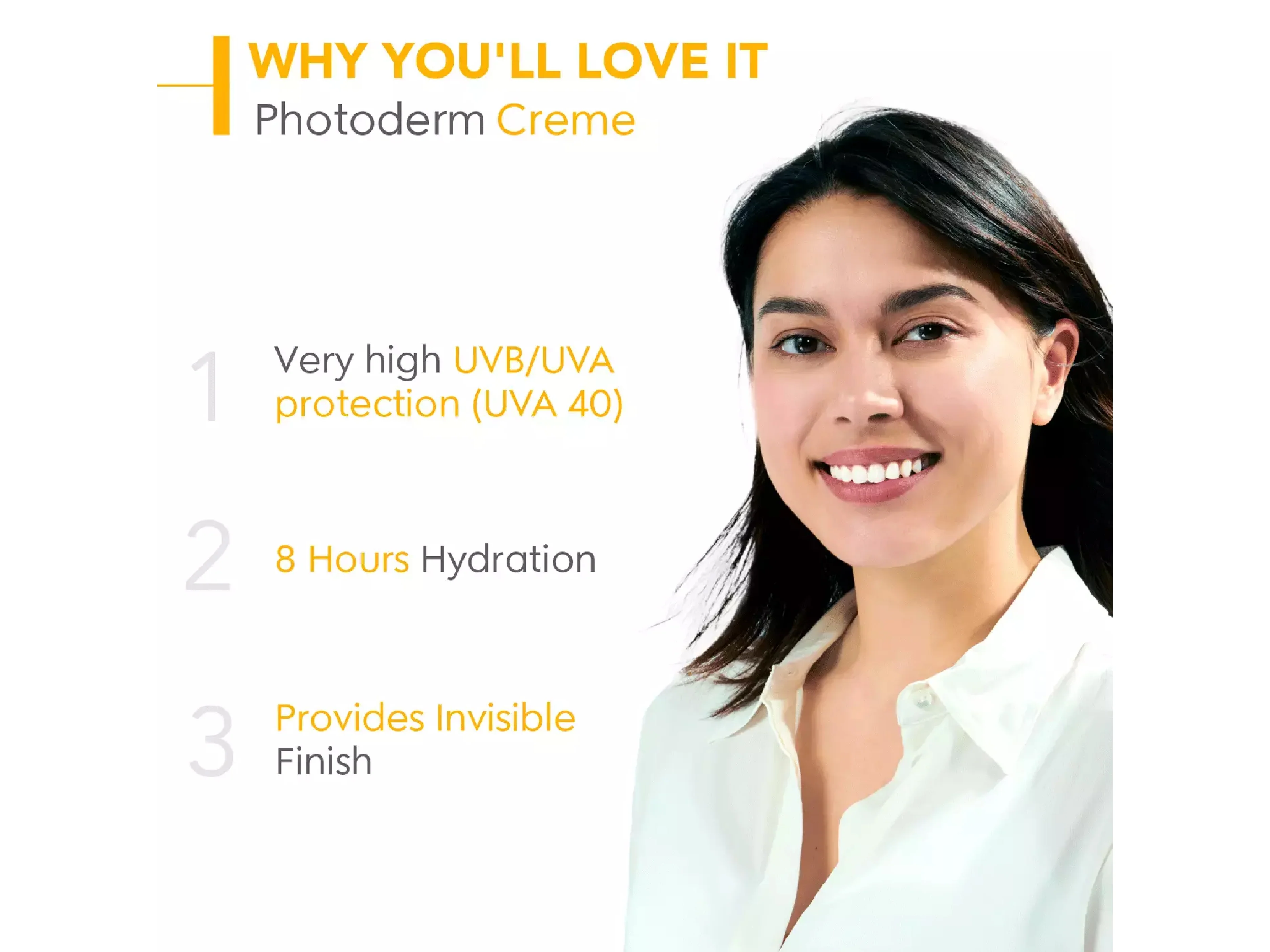 Bioderma Photoderm Creme SPF 50+ PA++++ (Invisible) - Image 3