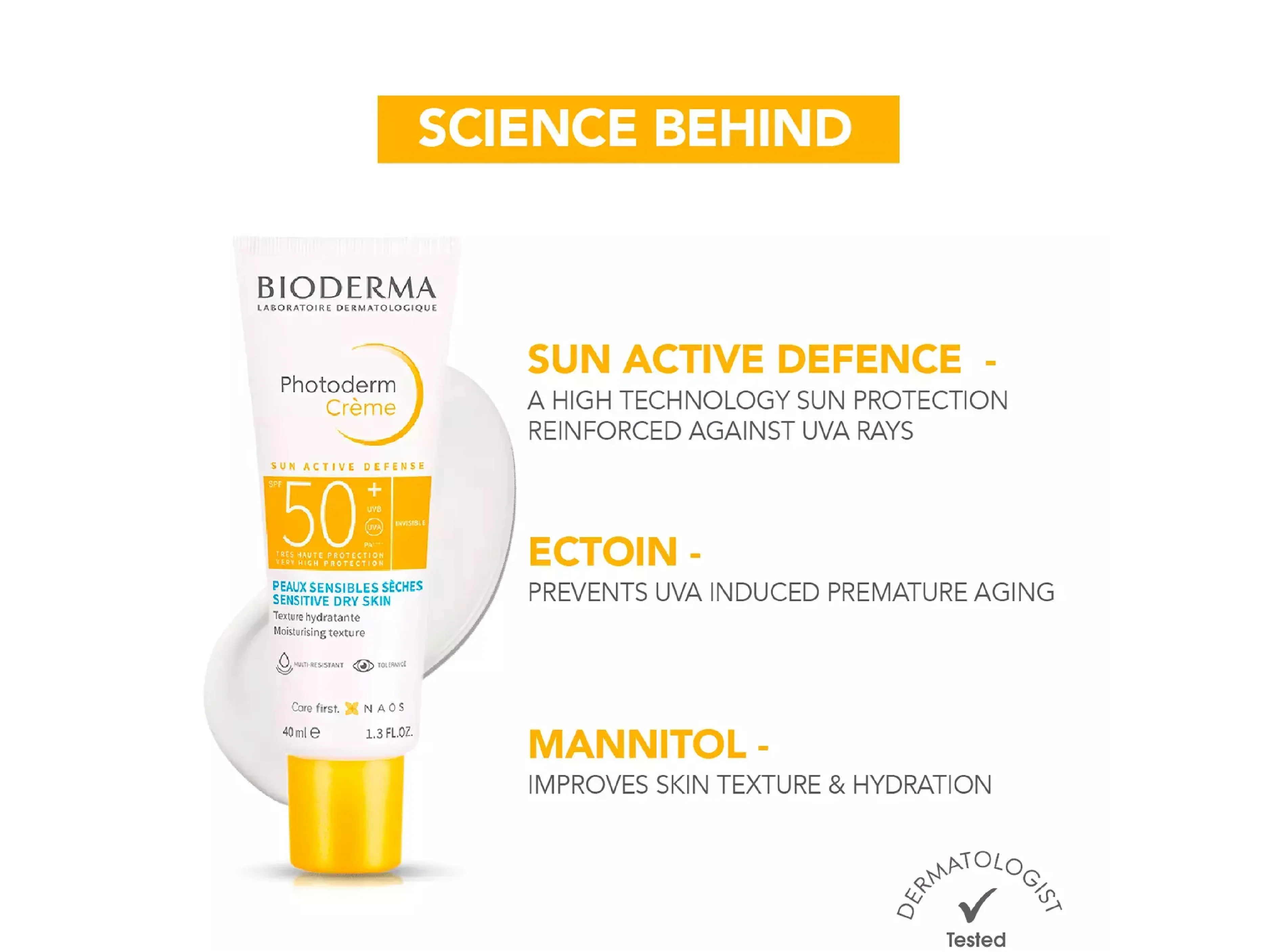 Bioderma Photoderm Creme SPF 50+ PA++++ (Invisible) - Image 5