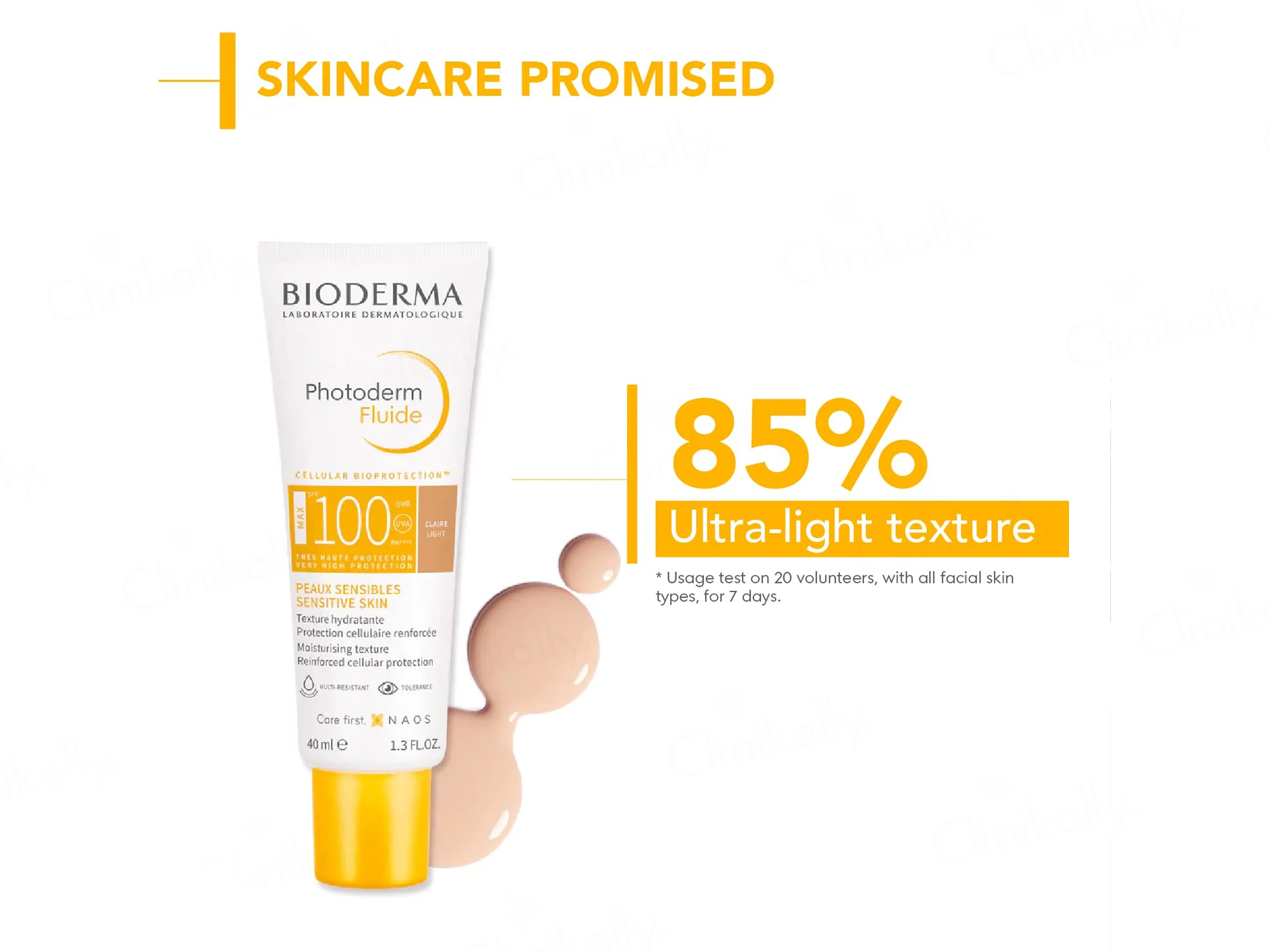Bioderma Photoderm Fluide Max Sun Active Defense + AP Sunscreen SPF 100 PA++++ (Claire Light) - Image 4