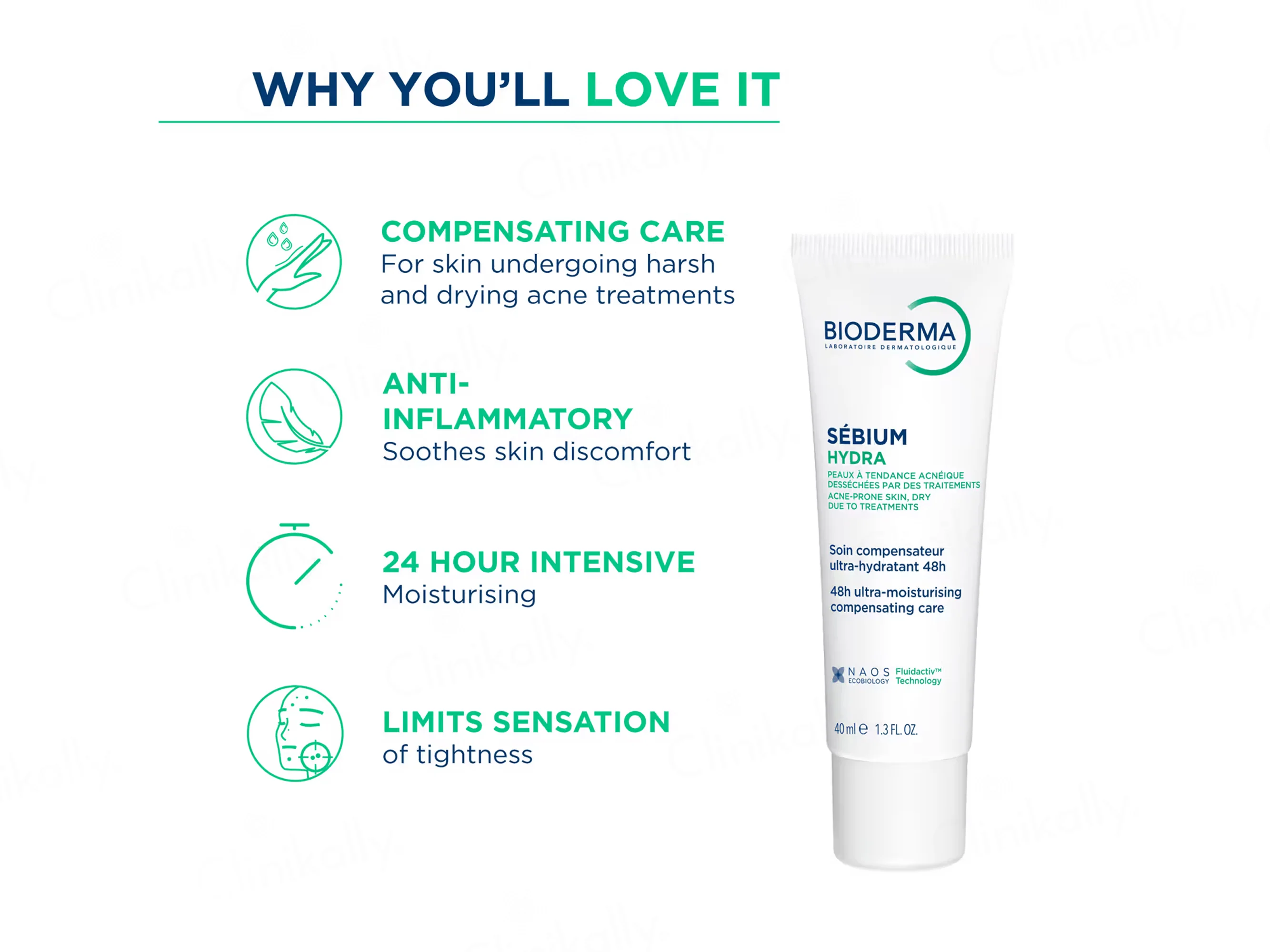 Bioderma Sebium Hydra Ultra-Moisturising Compensating Care Cream - Image 5