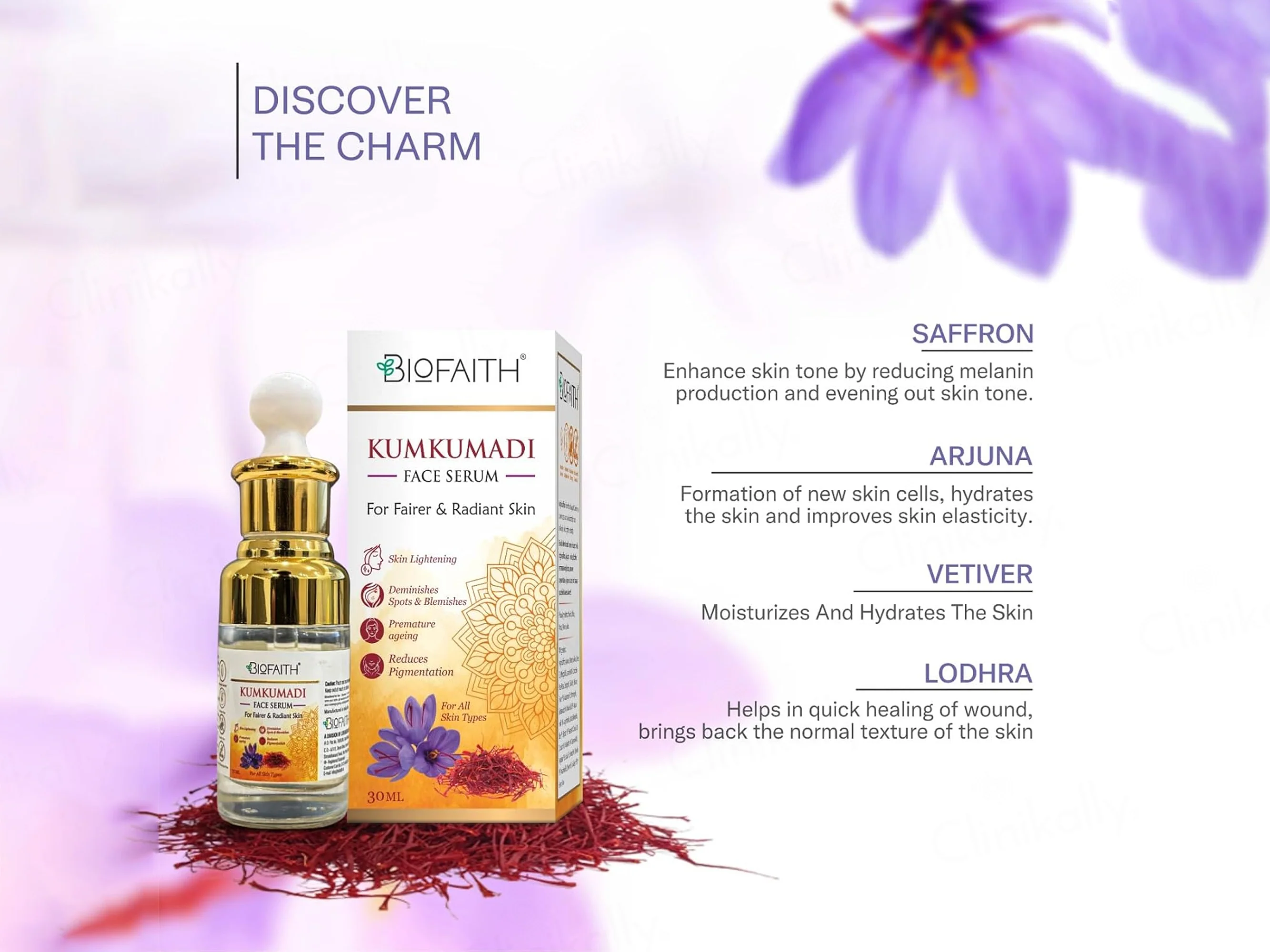Biofaith Kumkumadi Face Serum - Image 2