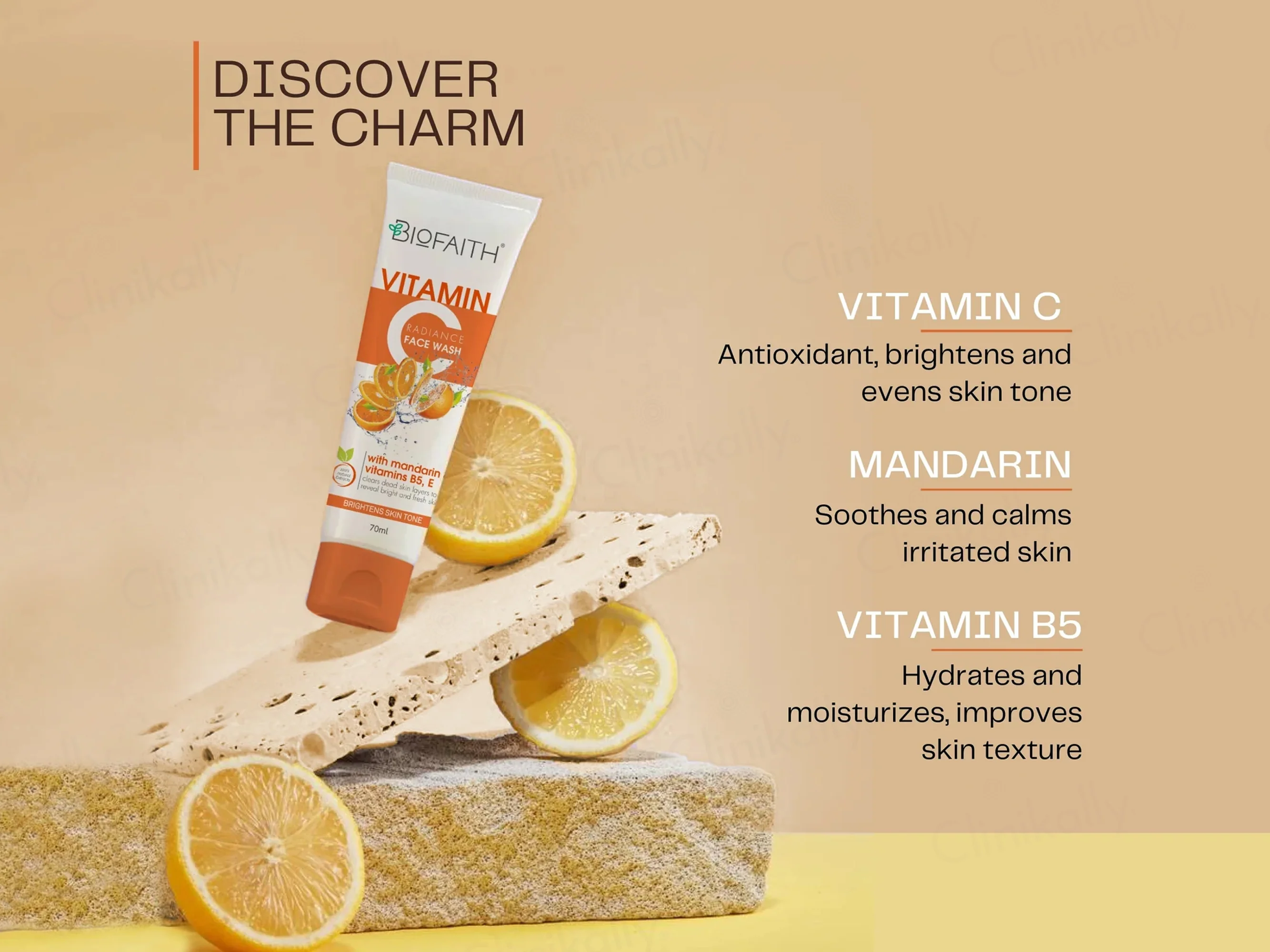 Biofaith Vitamin C Radiance Face Wash - Image 3