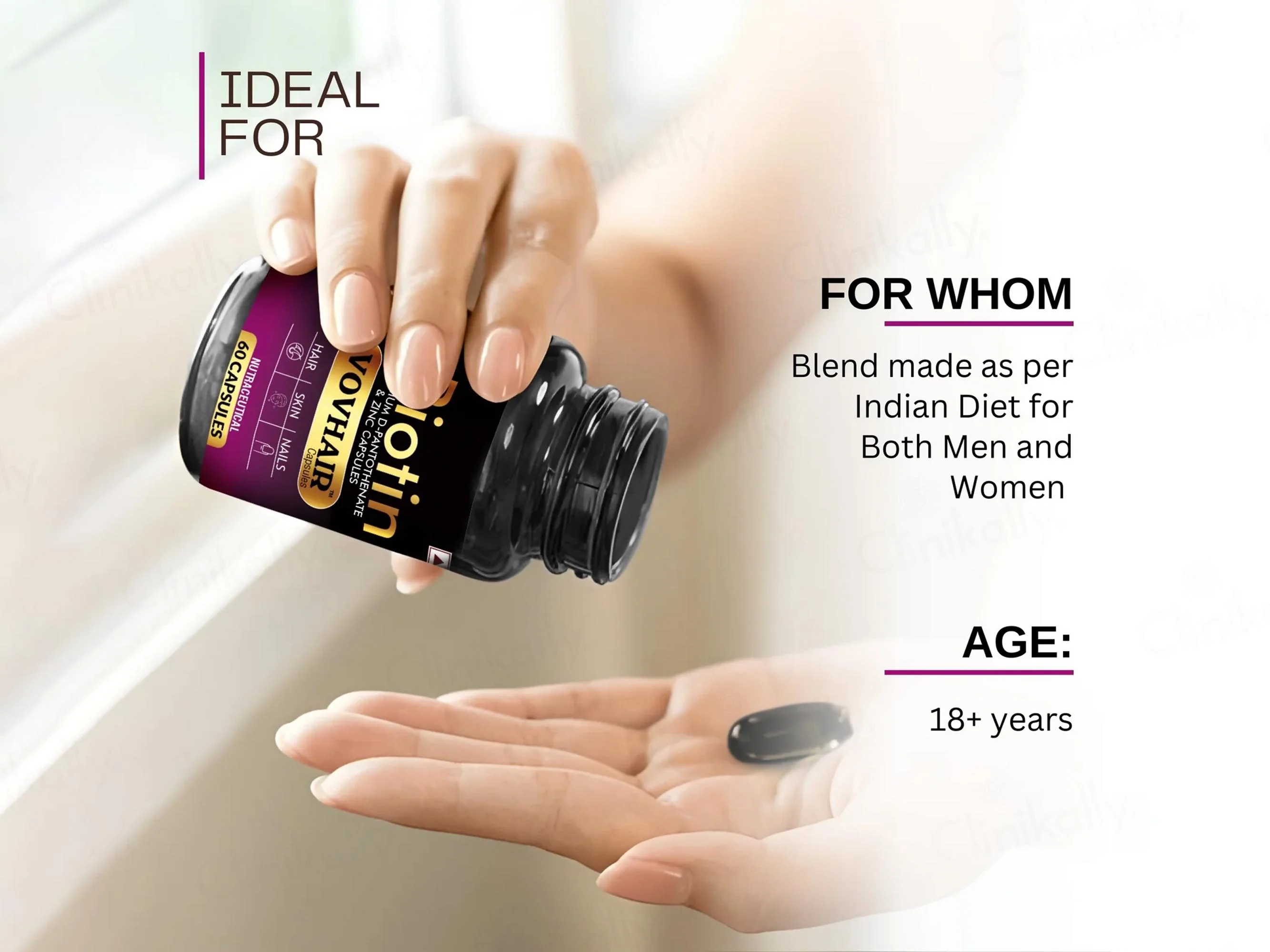 Biofaith Vovhair Biotin Nutraceutical Capsule - Image 6