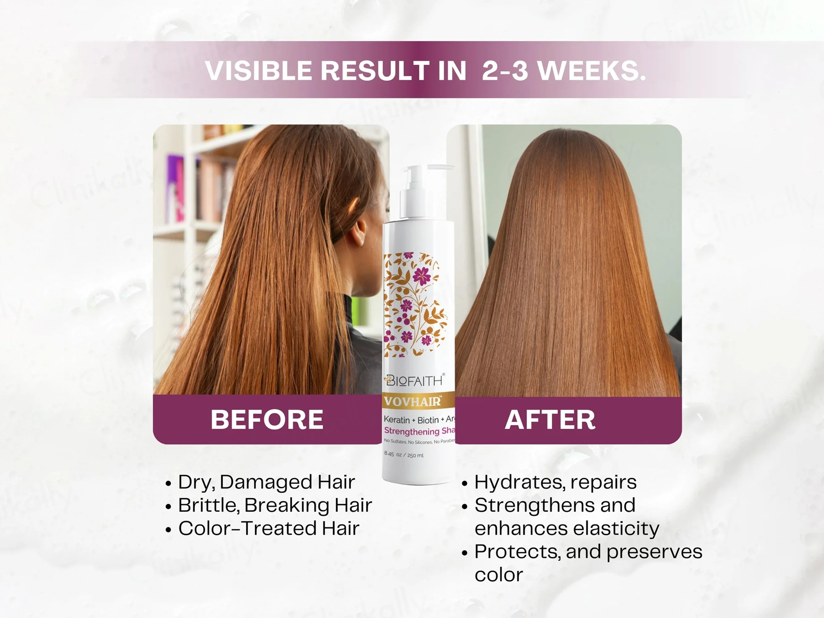 Biofaith Vovhair Strengthening Shampoo - Image 7