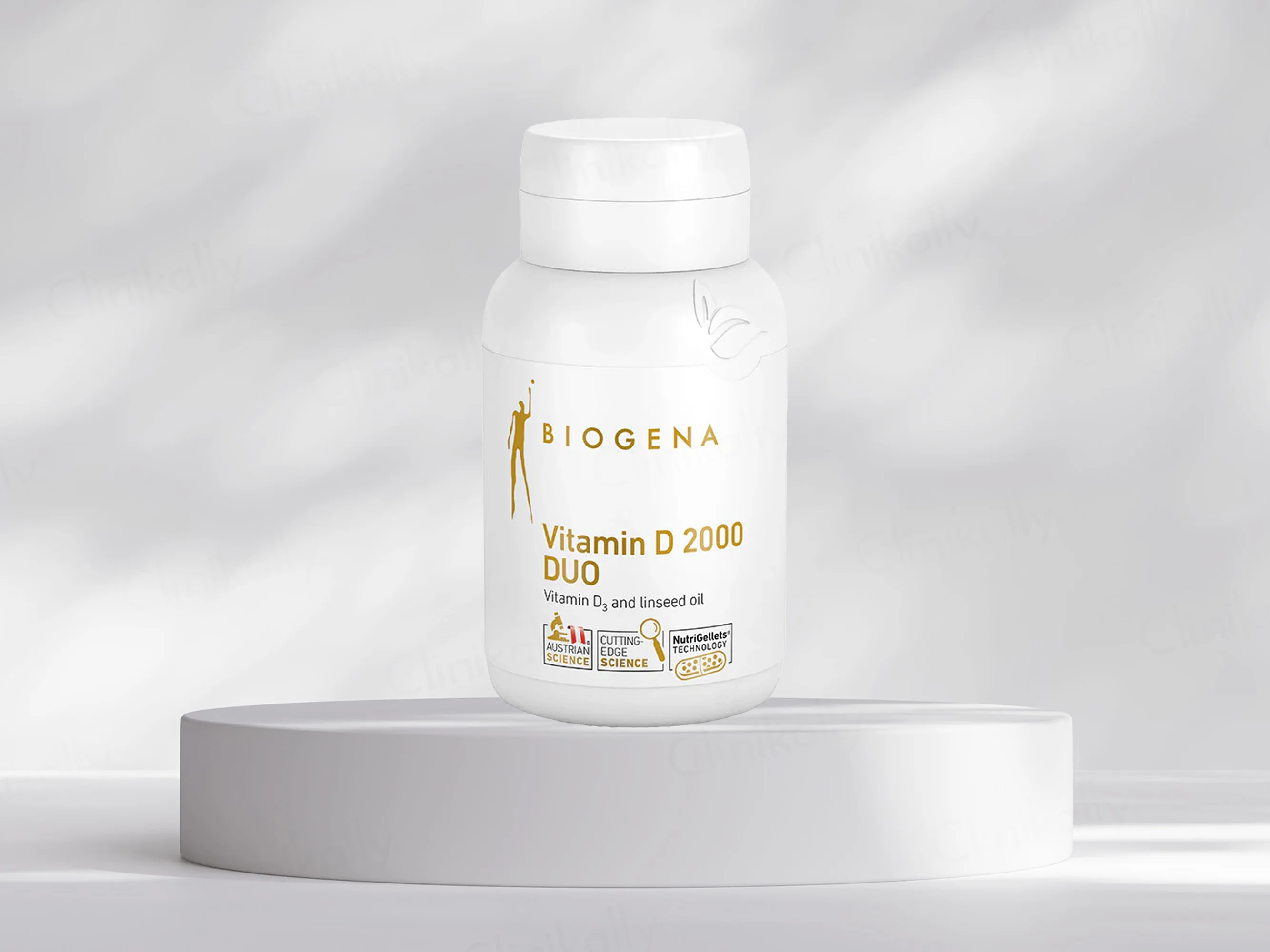 Biogena Vitamin D 2000 Duo Gold Food Supplement Capsule - Image 3
