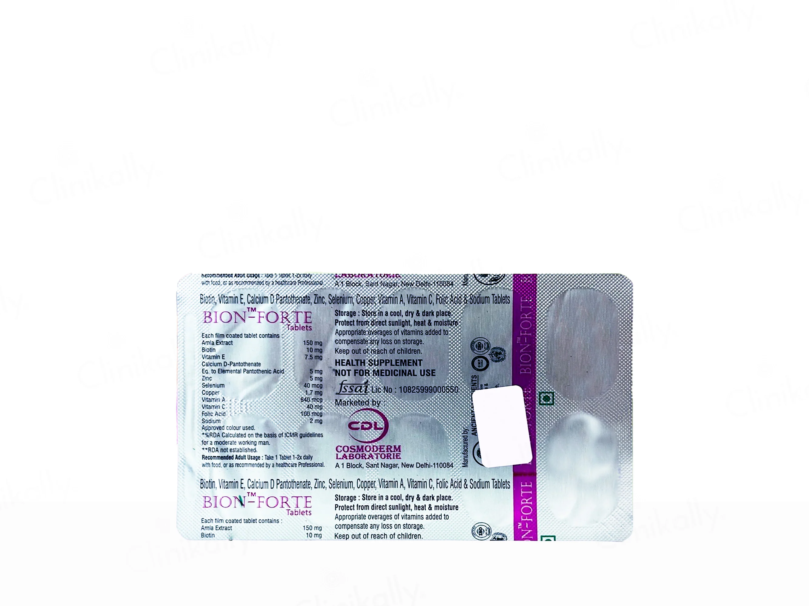 Bion-Forte Hair Supplement Tablet - Image 3