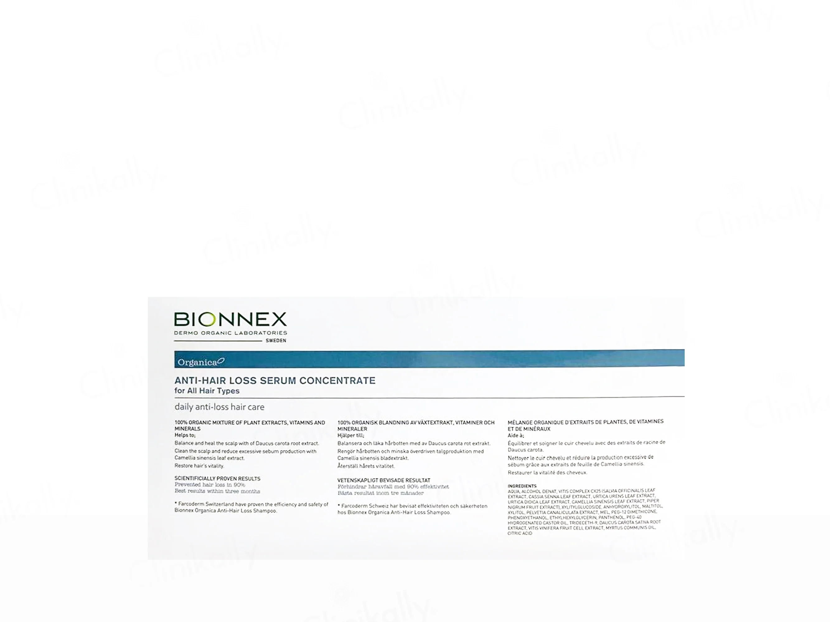 Bionnex Organica Anti-Hair Loss Serum Concentrate Kit - Image 2