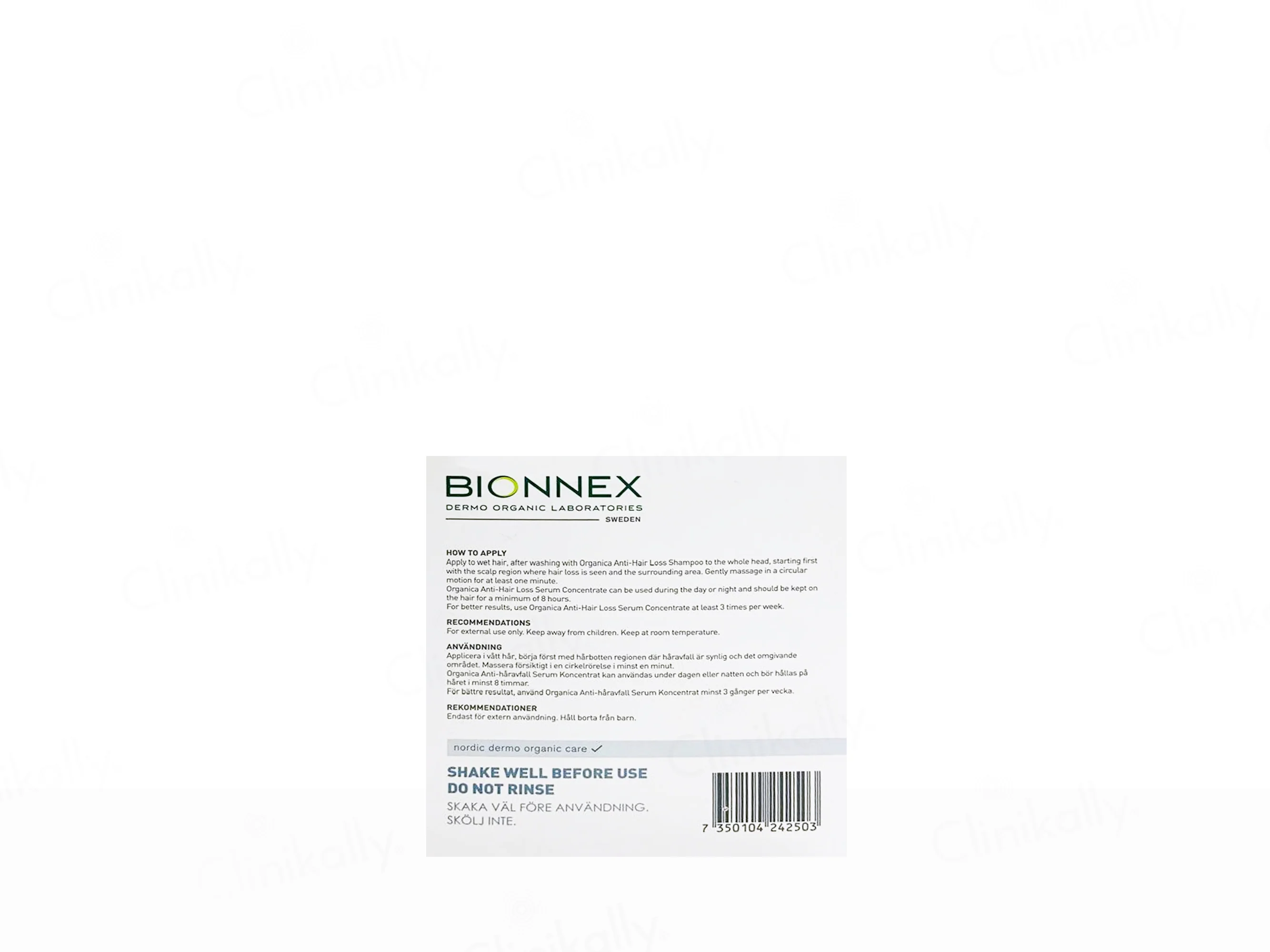 Bionnex Organica Anti-Hair Loss Serum Concentrate Kit - Image 3