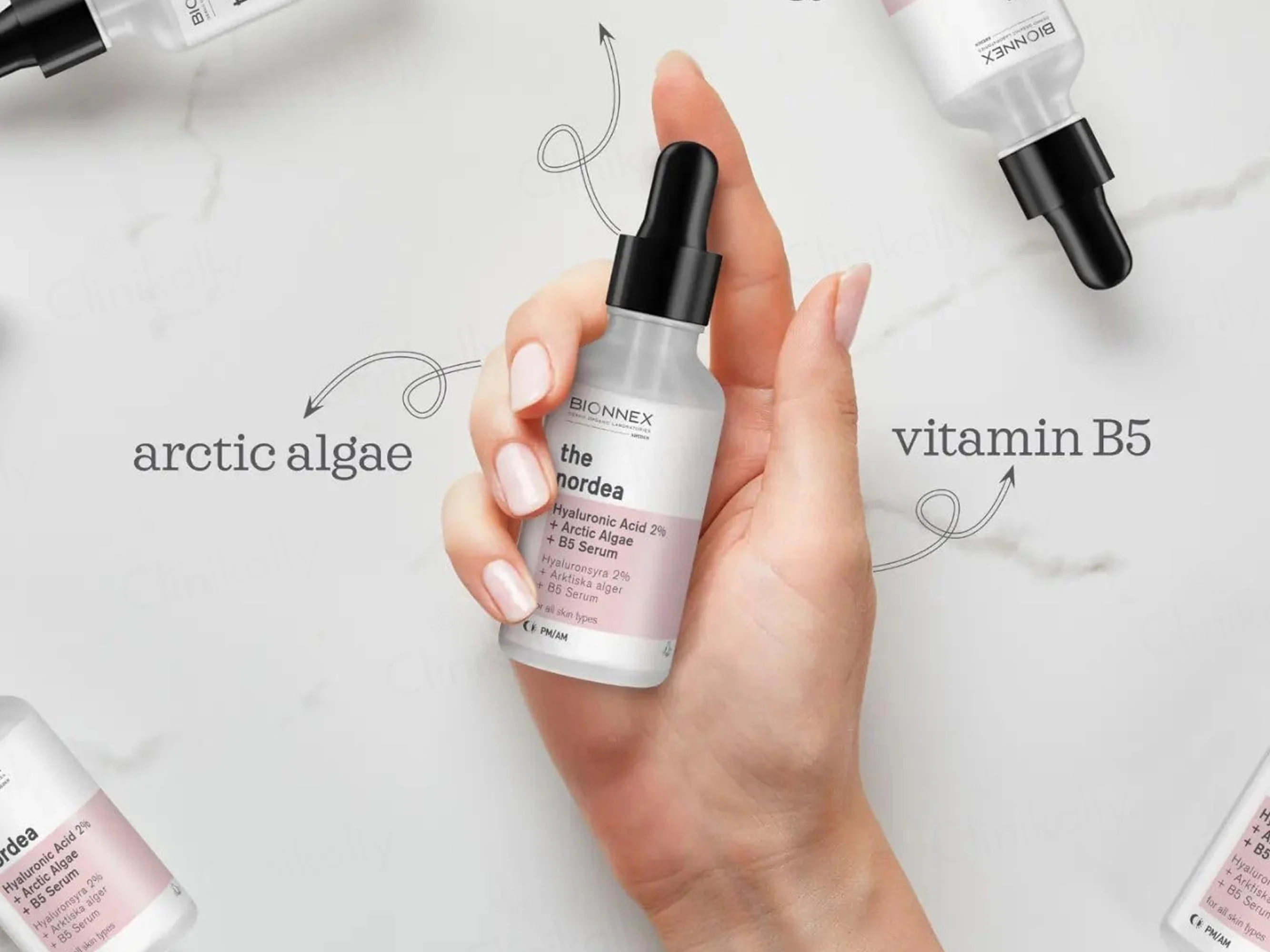 Bionnex The Nordea 2% Hyaluronic Acid Face Serum With Arctic Algae & Vitamin B5 - Image 6