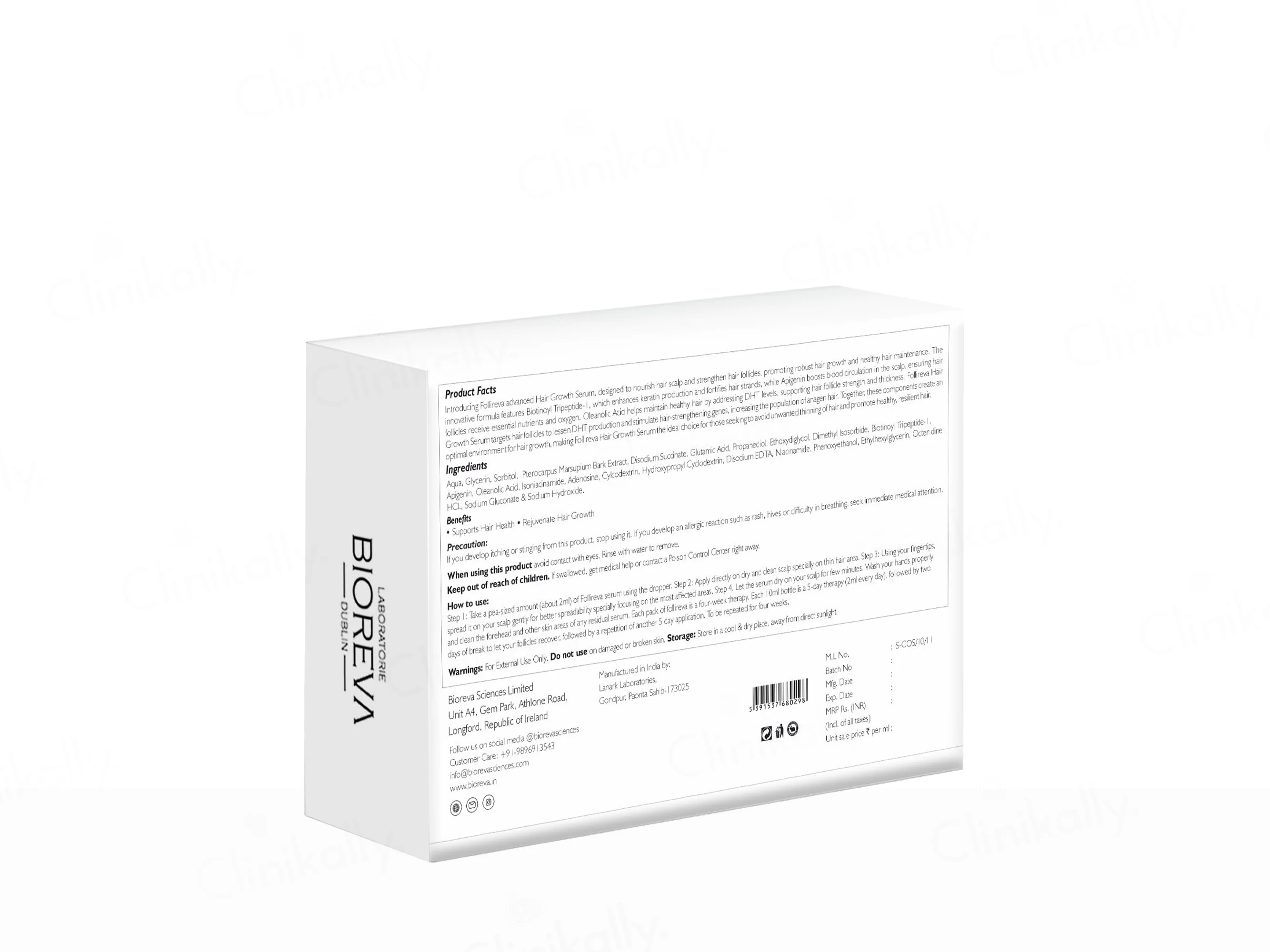 Bioreva Follireva Complete Hair Therapy Hyper-Concentrated Serum Kit - Image 3