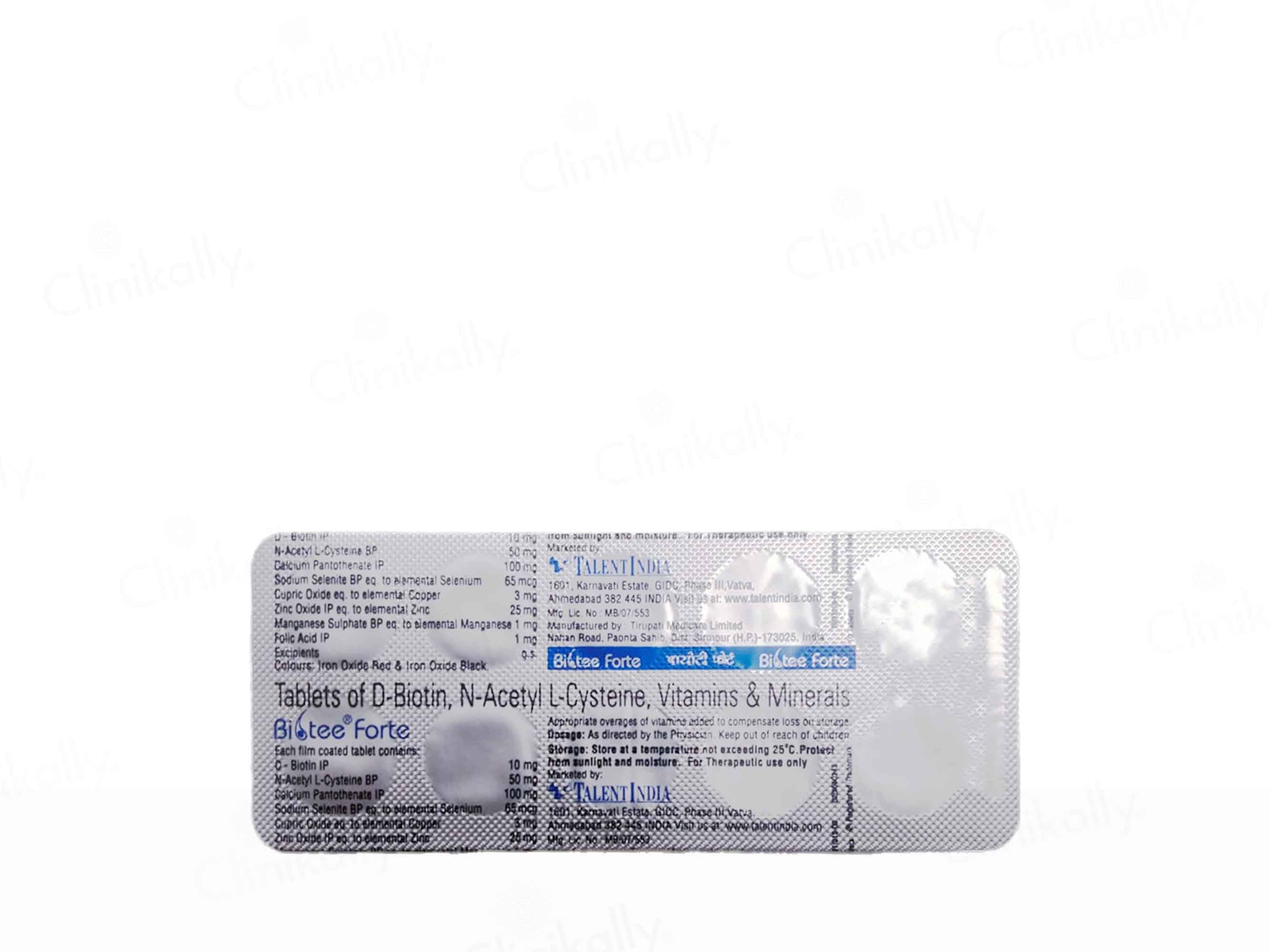 Biotee Forte Tablet - Image 5