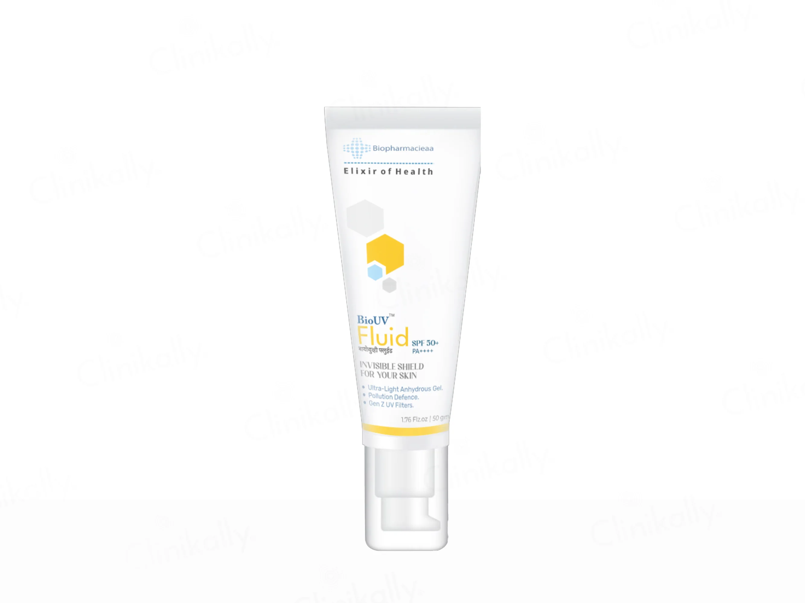 BioUV Fluid Ultra-Light Anhydrous Invisible Shield Sunscreen Gel SPF 50+ PA++++ - Image 4