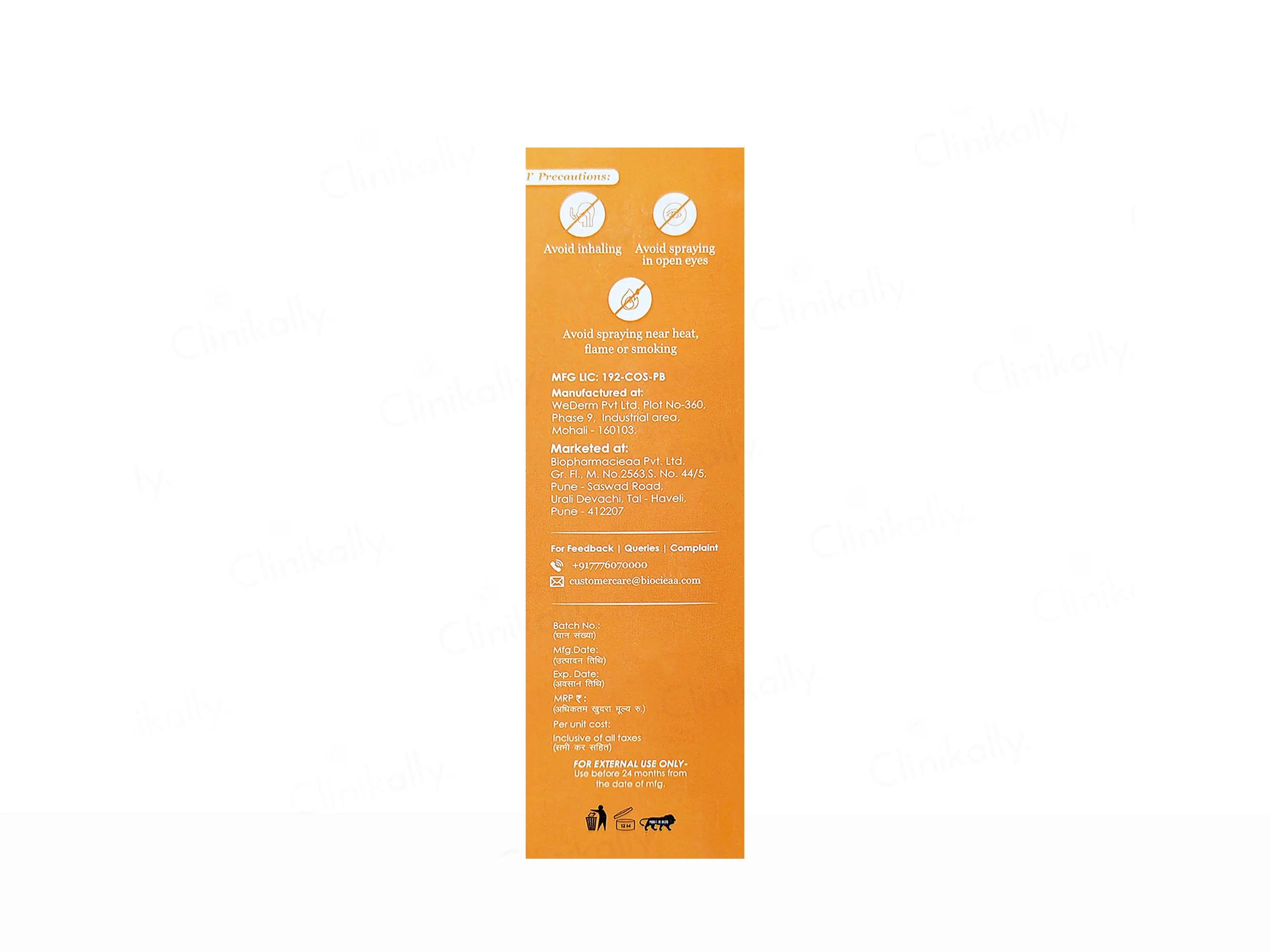BioUV Spray Sunscreen SPF 50 PA+++ - Image 5