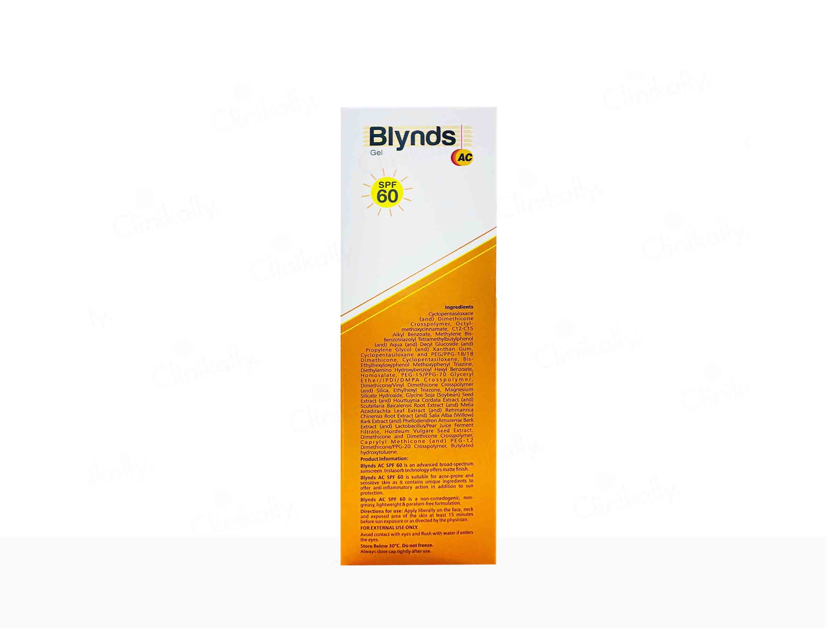 Blynds AC Sunscreen Gel SPF 60+ PA+++ - Image 2