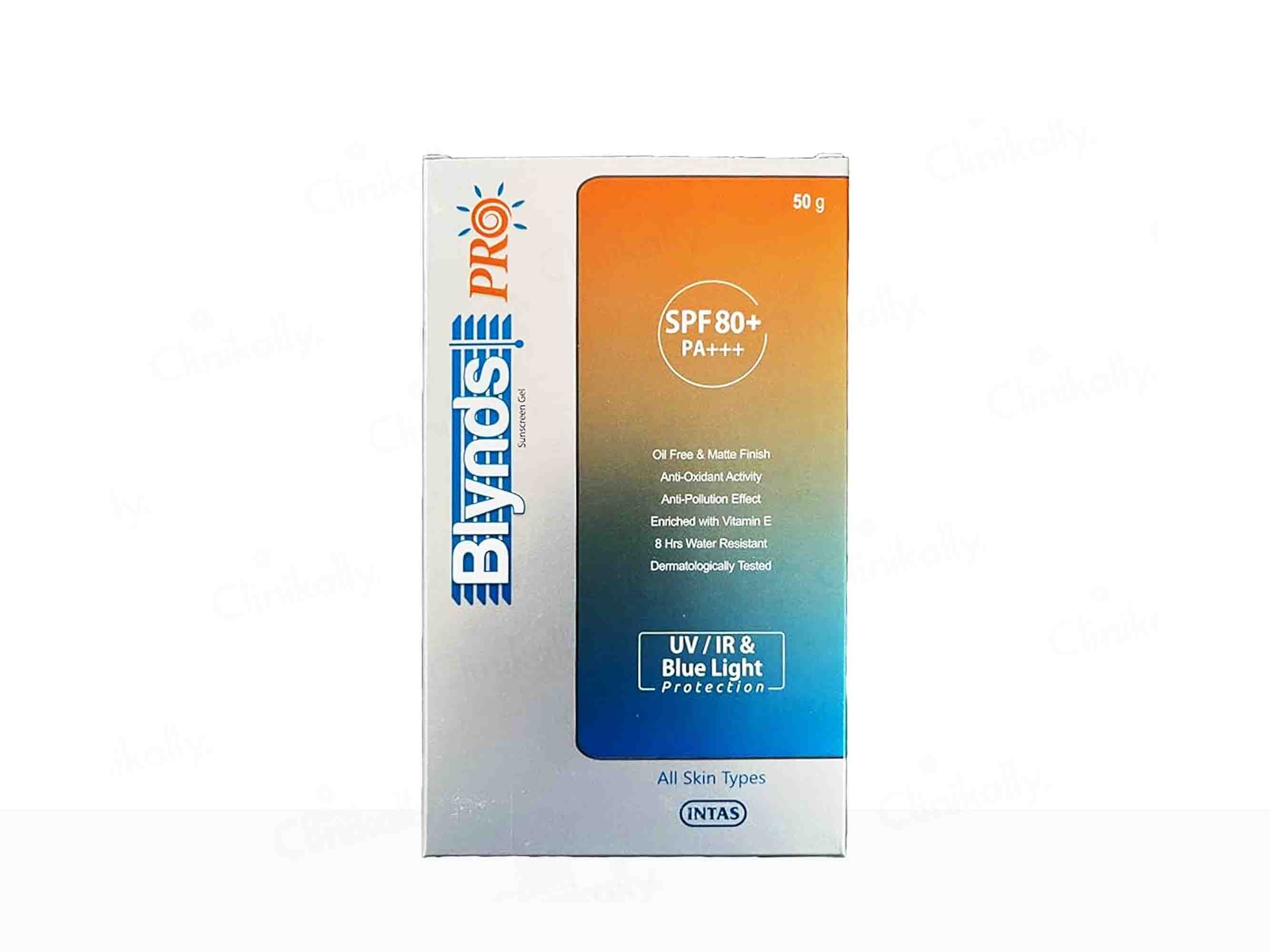 Blynds Pro Sunscreen Gel SPF 80+ PA+++ - Image 2