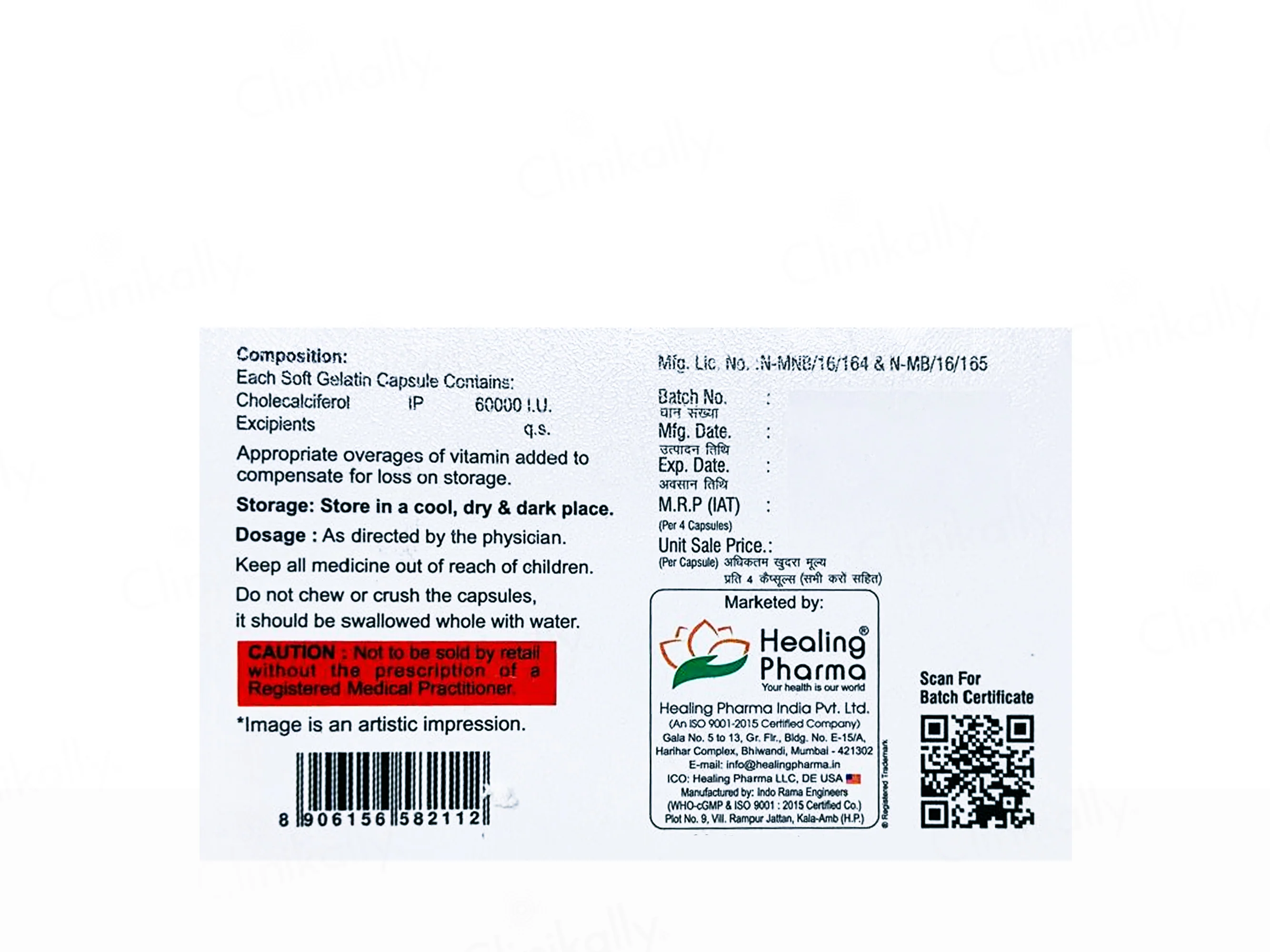 Bonefine D3 60000 IU Softgel Capsule - Image 4