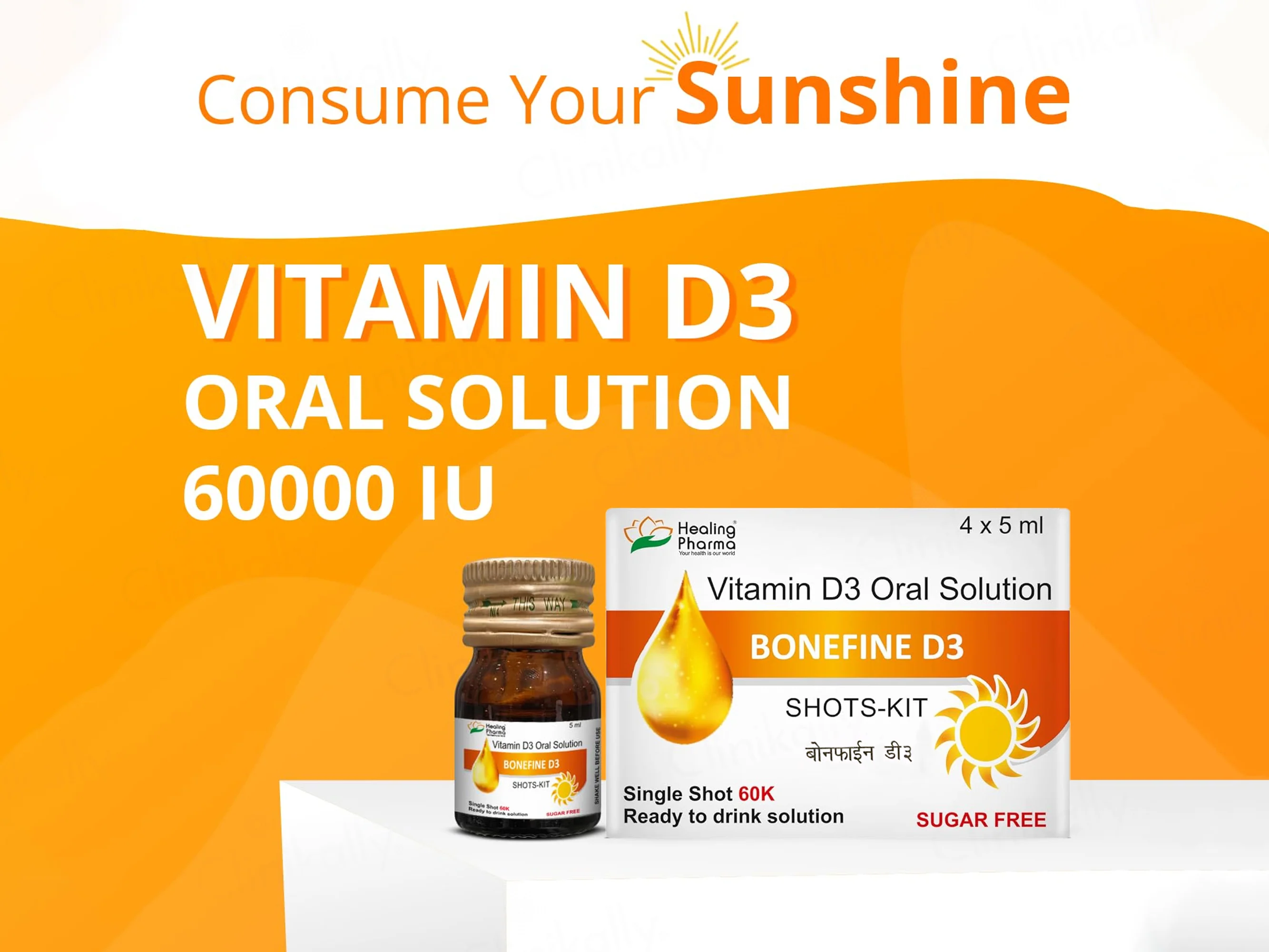 Bonefine D3 60000 IU Sugar Free Nano Shots Oral Solution - Image 4