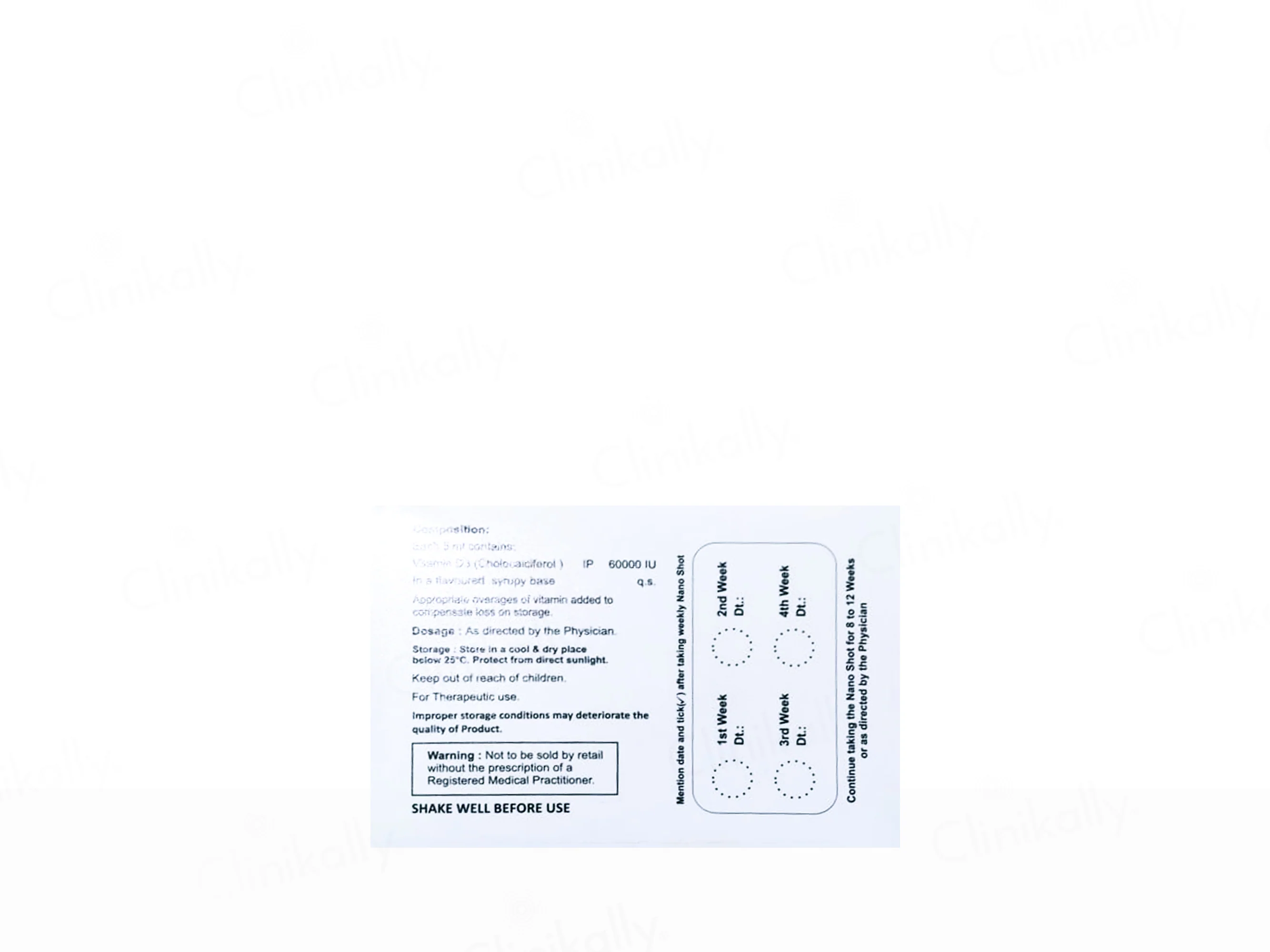 Bontas-Nano Shot Vitamin D3 60000 IU Sugar Free Oral Solution - Image 2
