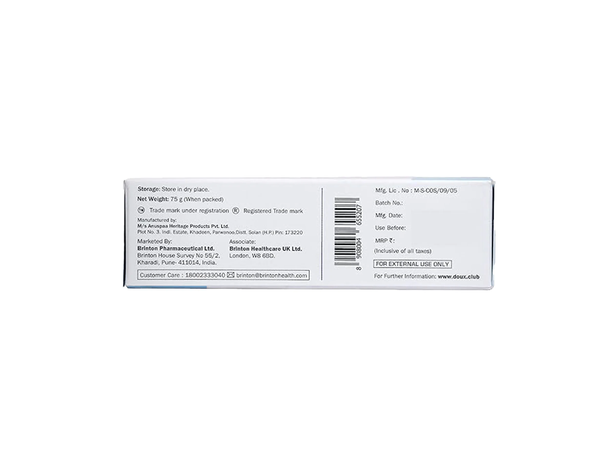 Brinton Doux Ultra Moisturizing Bar - Image 4