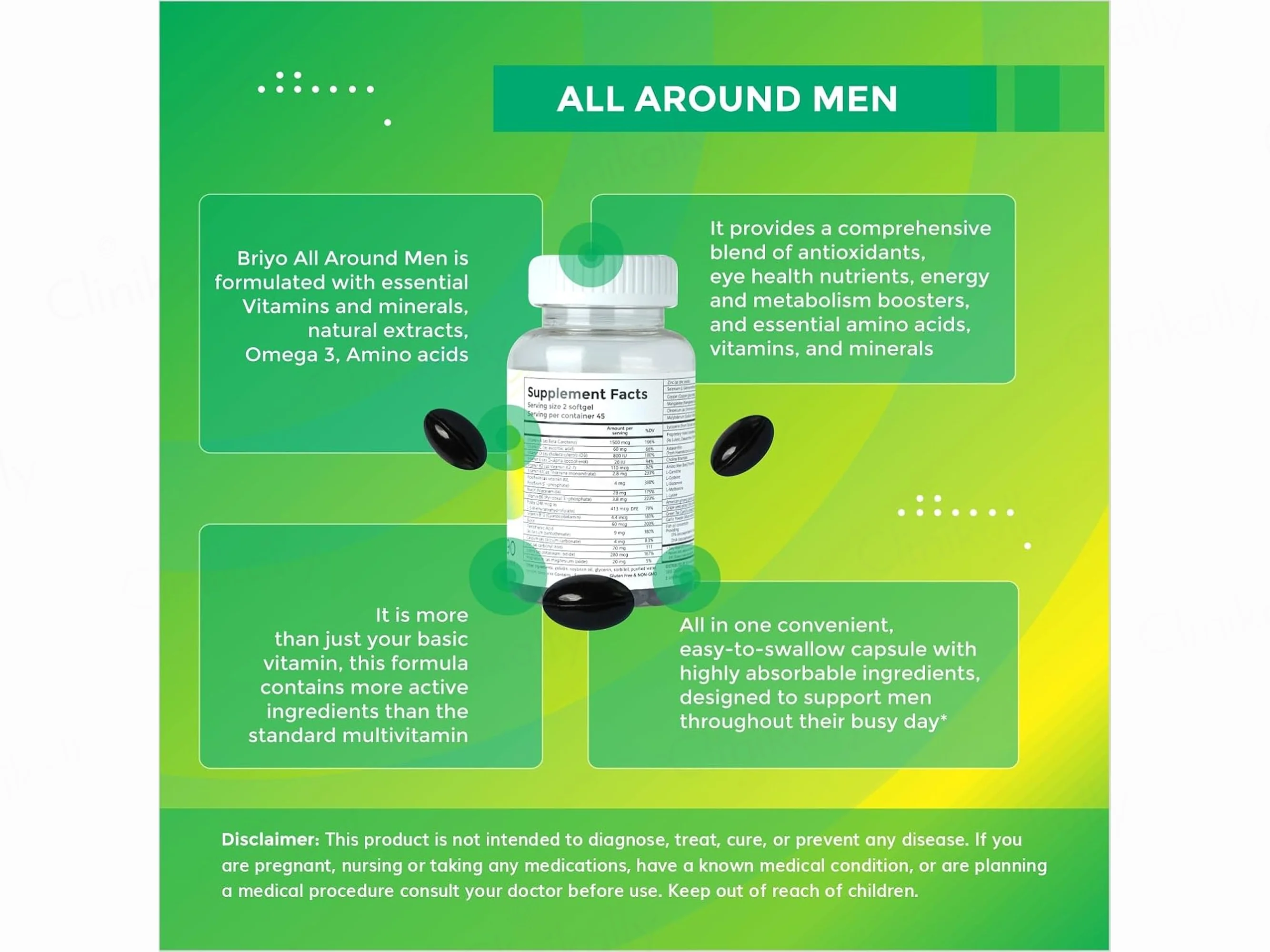 Briyo All Around Men Dietary Supplement Capsule - Image 10