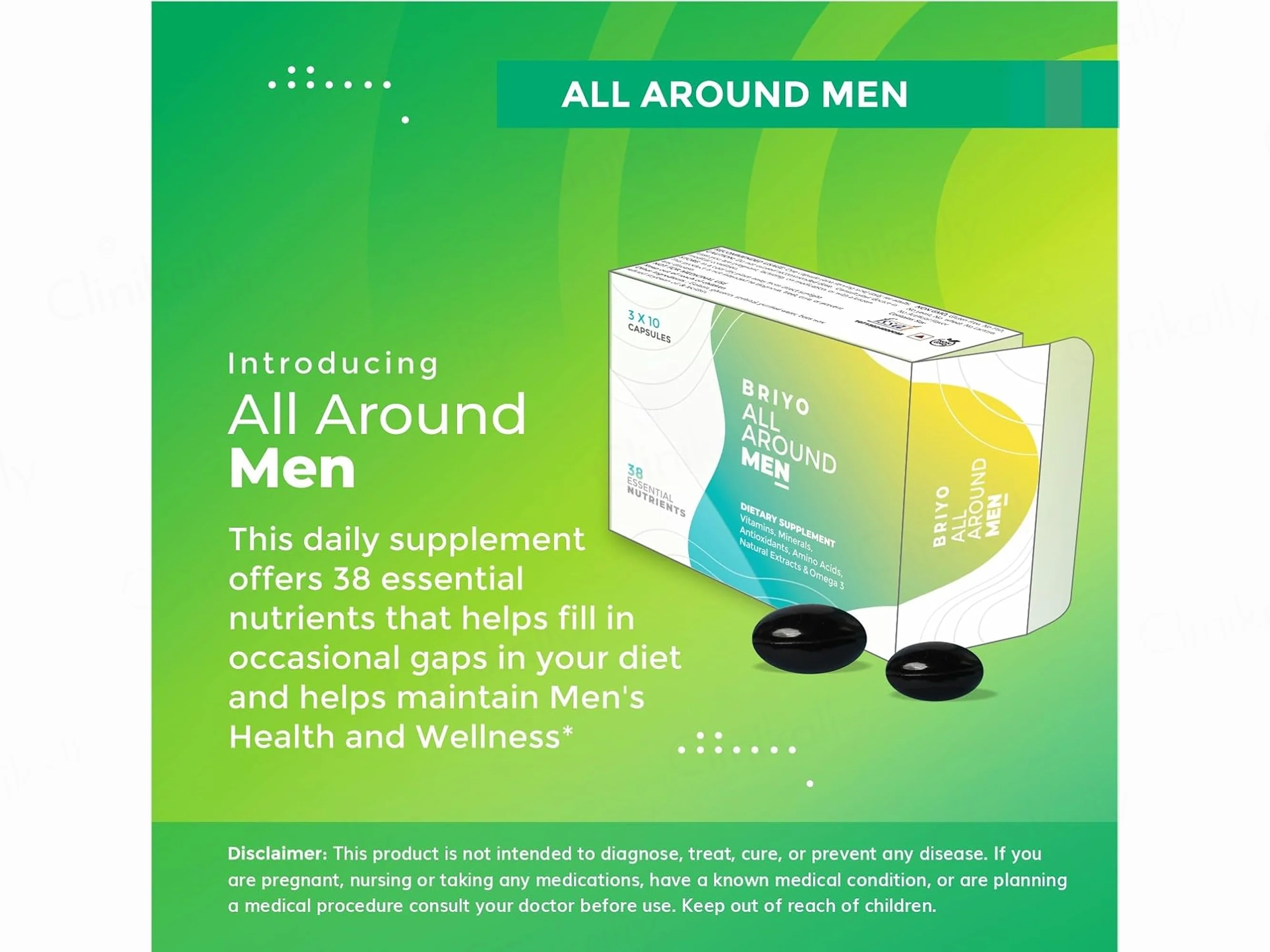 Briyo All Around Men Dietary Supplement Capsule - Image 4