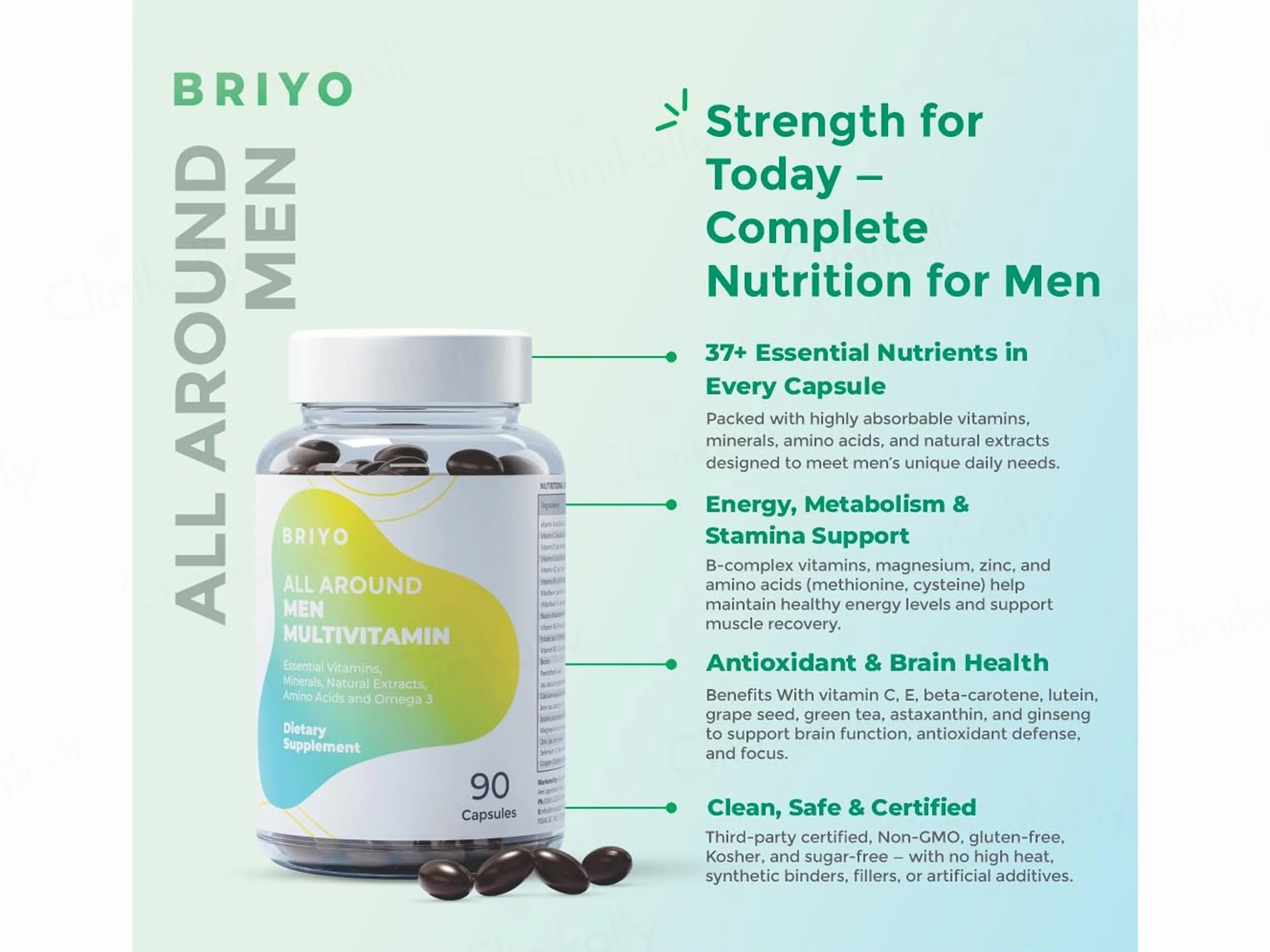 Briyo All Around Men Dietary Supplement Capsule - Image 7