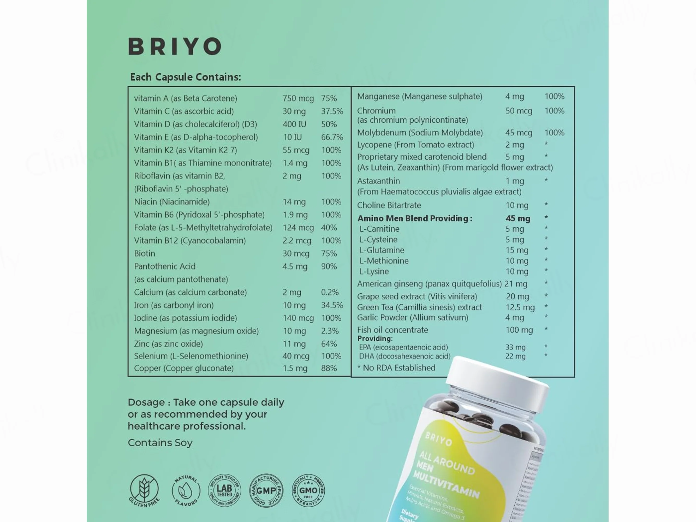 Briyo All Around Men Dietary Supplement Capsule - Image 8
