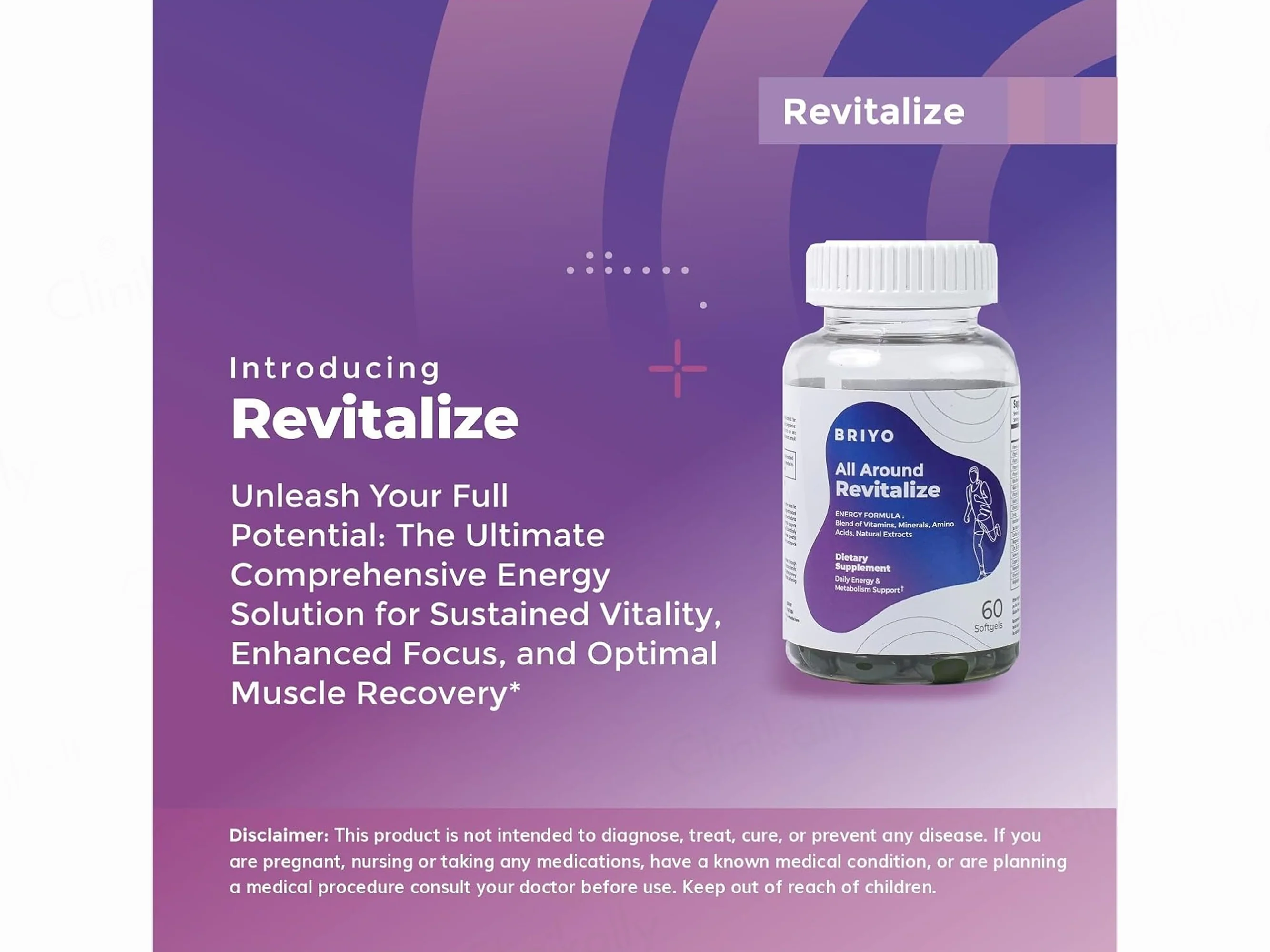 Briyo All Around Revitalize Dietary Supplement Capsule - Image 5