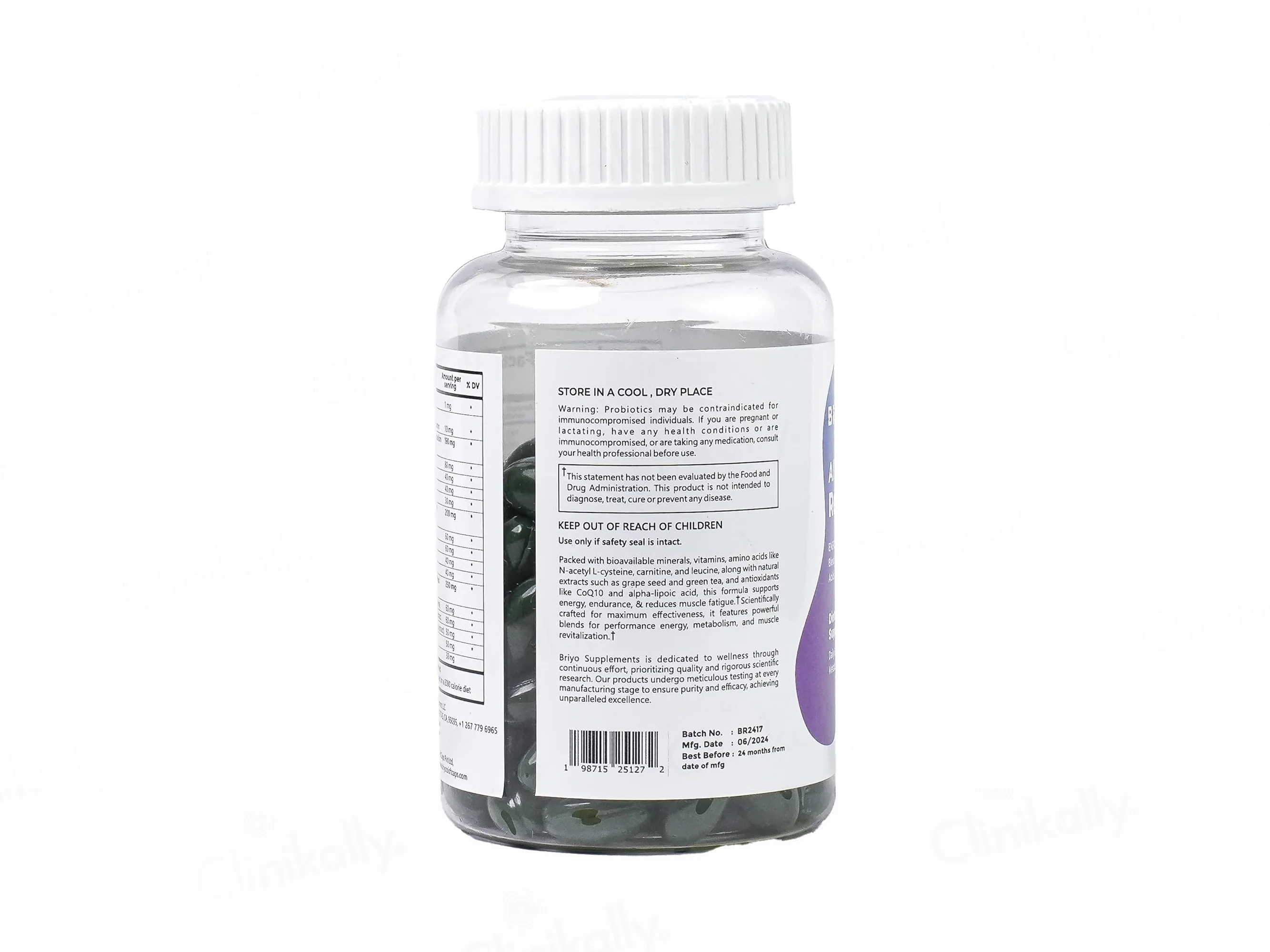 Briyo All Around Revitalize Dietary Supplement Capsule - Image 7