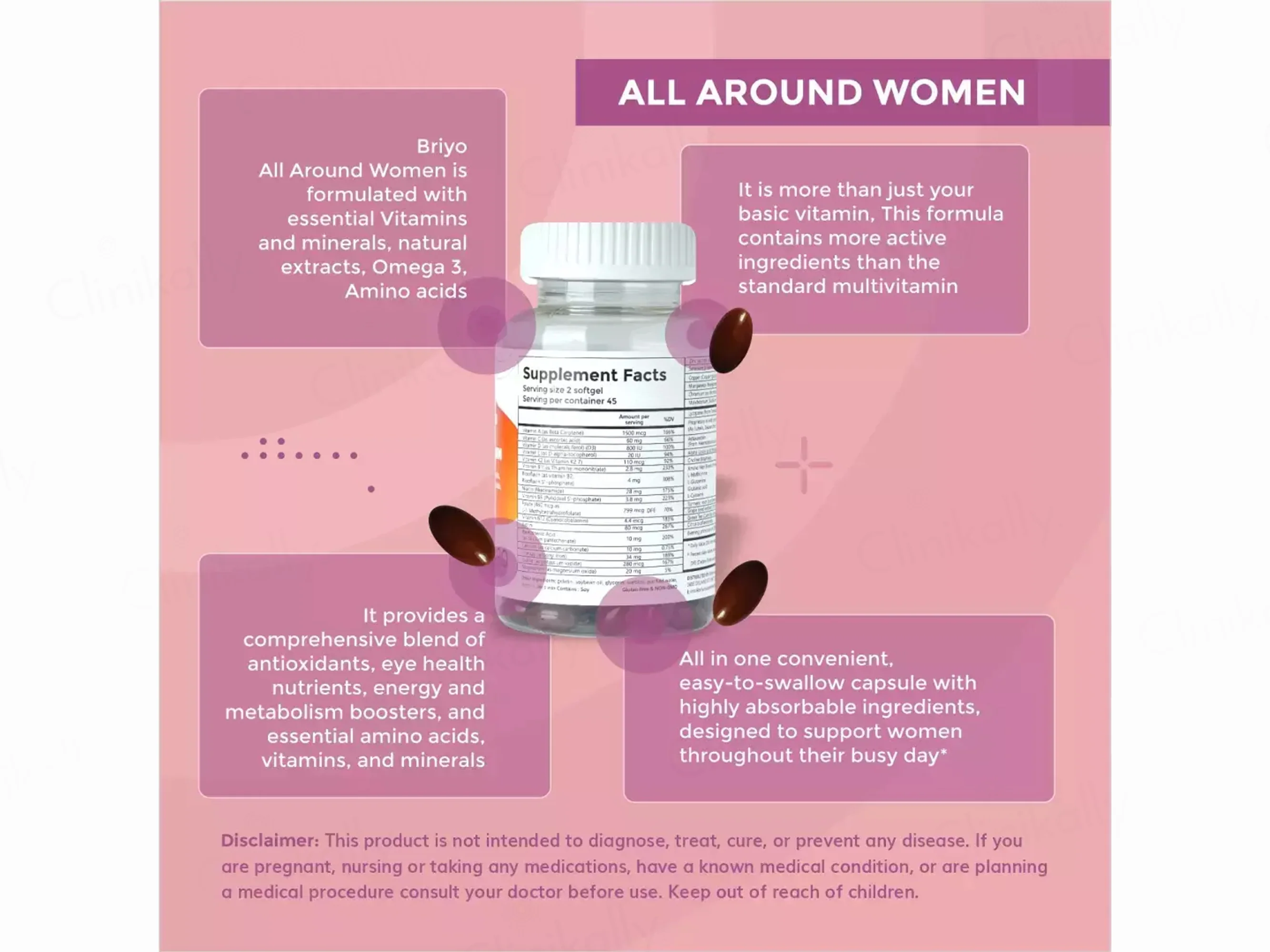 Briyo All Around Women Dietary Supplement Capsule - Image 8