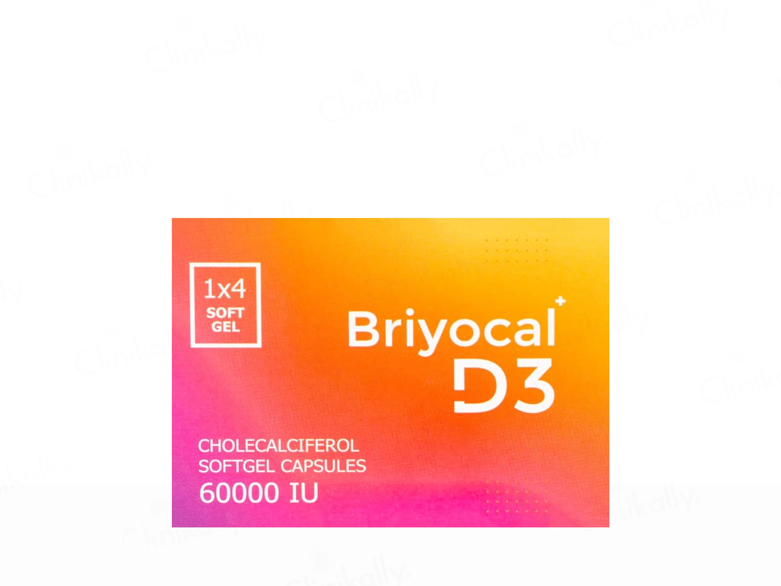 Briyo Briyocal D3 60000 IU Cholecalciferol Softgel Capsule - Image 2