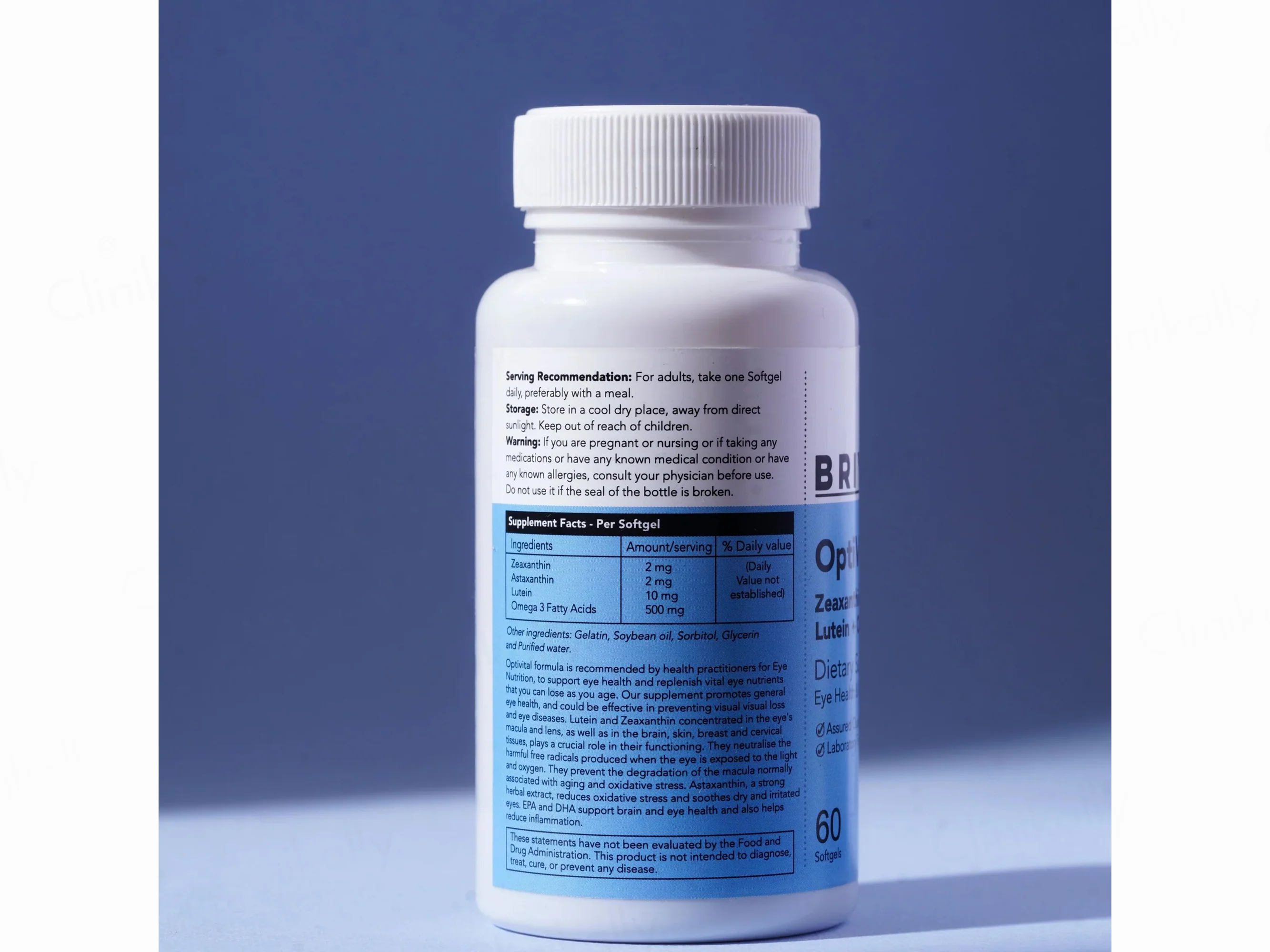 Briyo Optivital Eye Health Supplement Capsule - Image 4