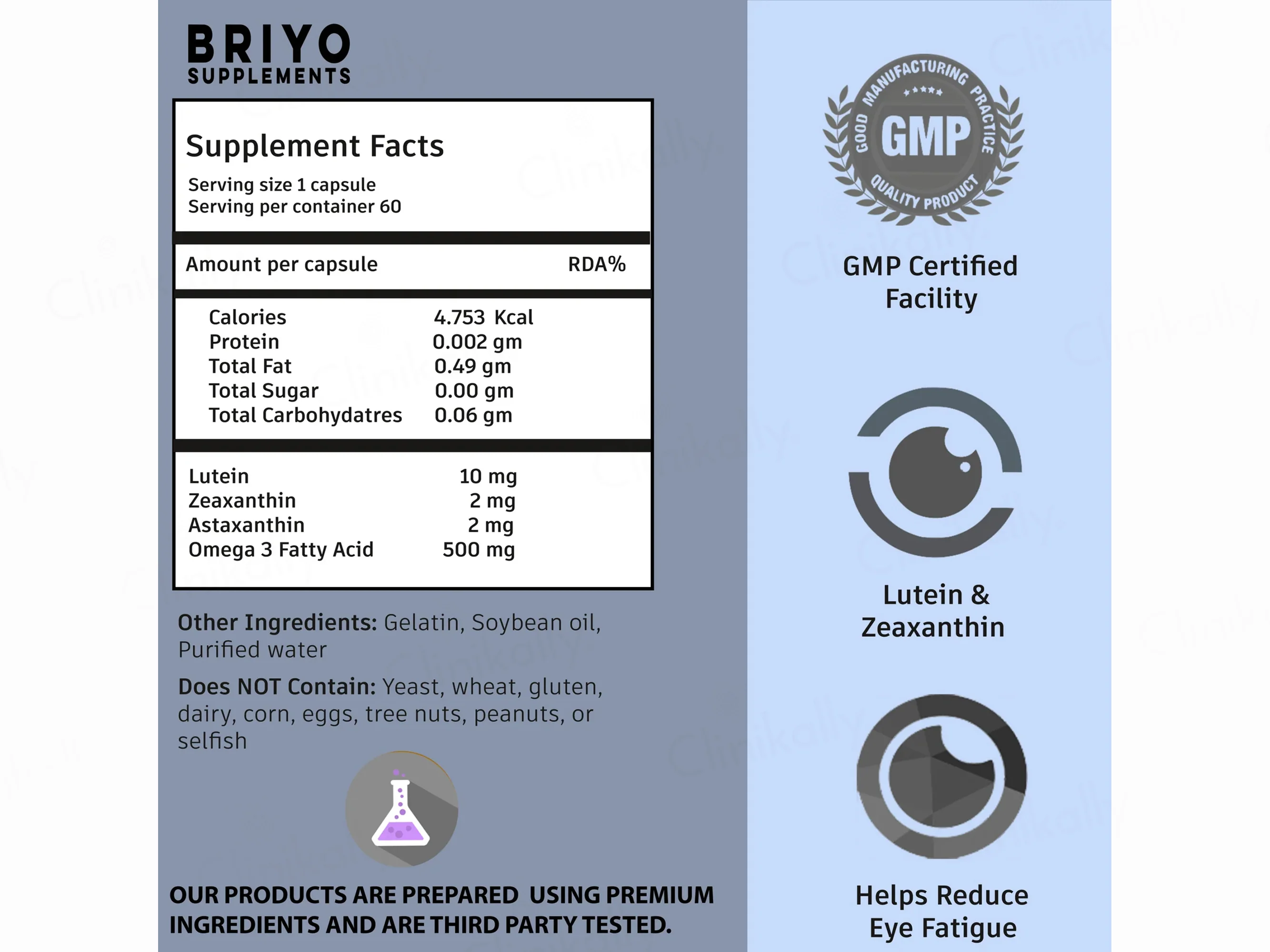 Briyo Optivital Eye Health Supplement Capsule - Image 5