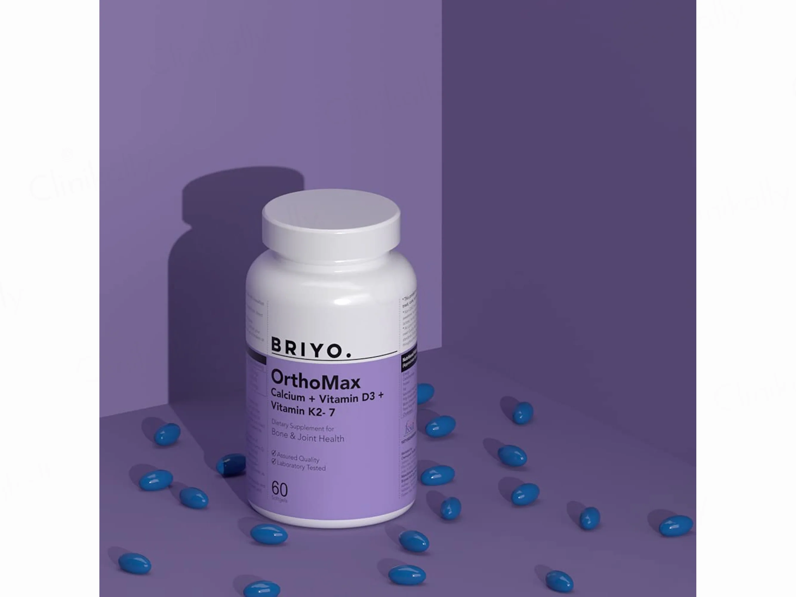 Briyo OrthoMax Dietary Supplement Softgel Capsule For Bone & Joint Health - Image 4