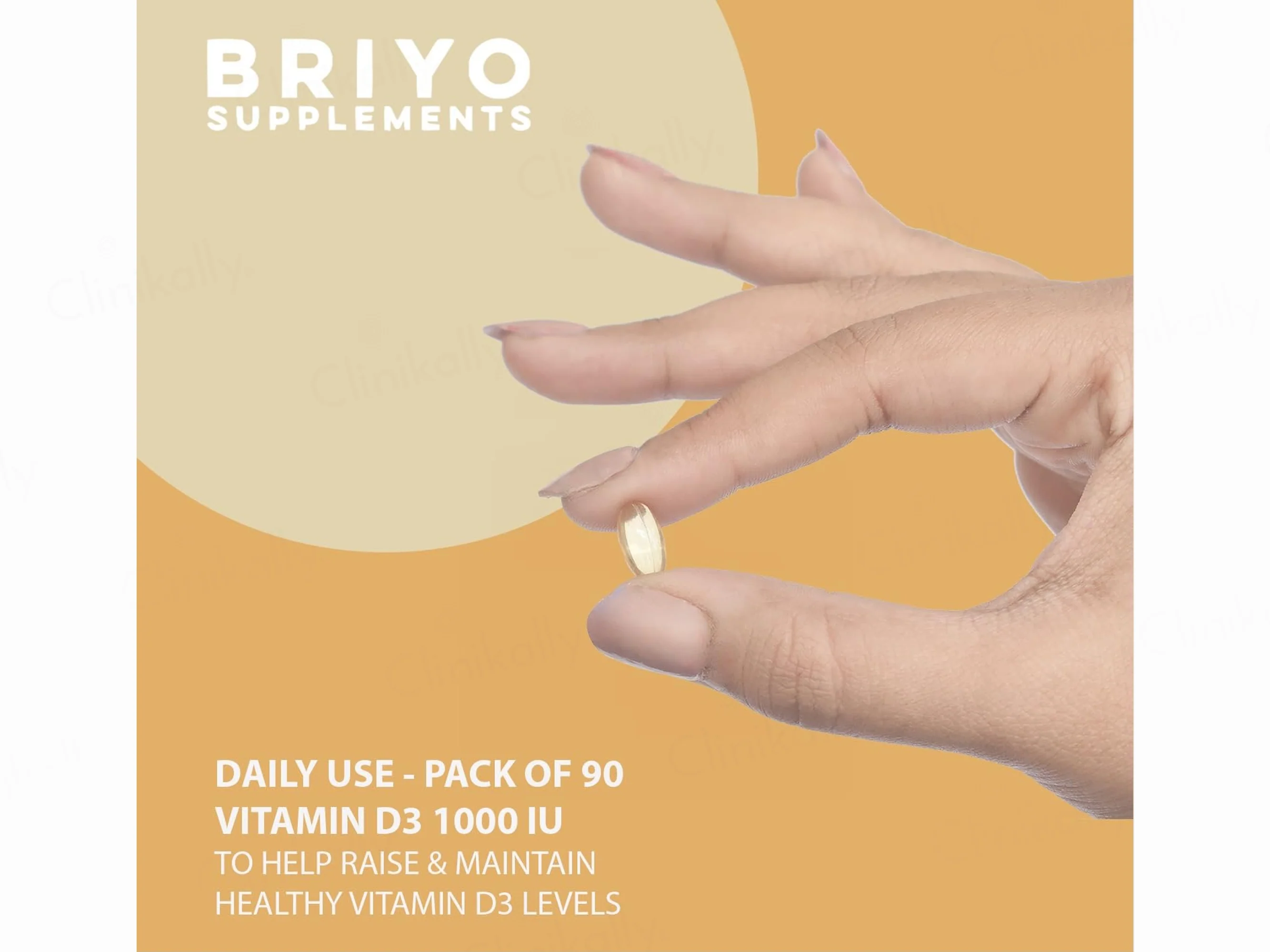 Briyo Vitamin D3 1000 IU Capsule - Image 6