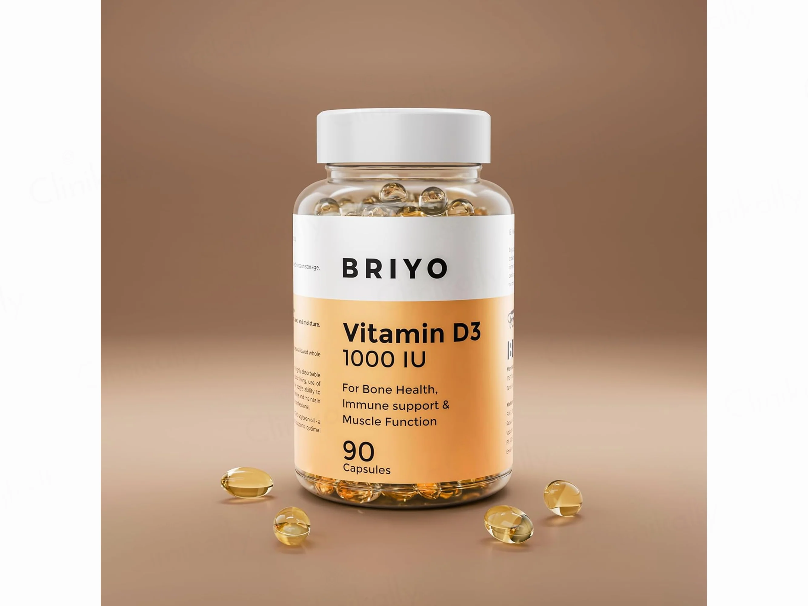 Briyo Vitamin D3 1000 IU Capsule - Image 7