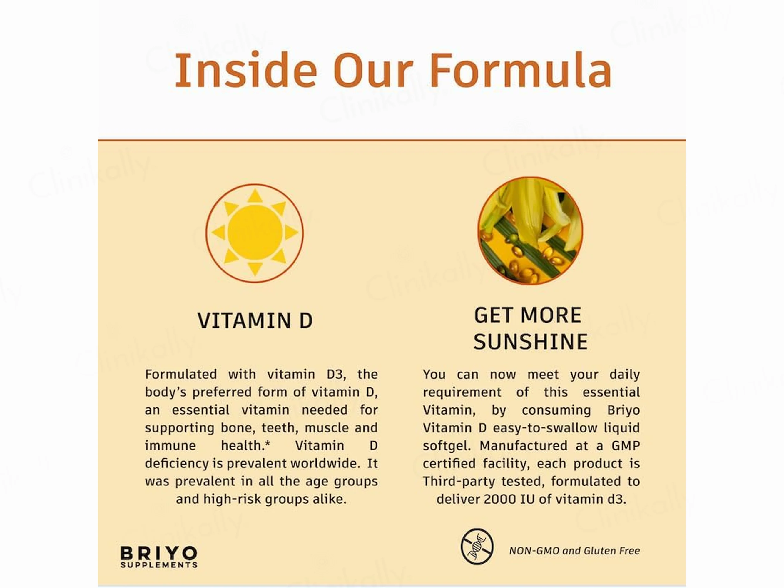 Briyo Vitamin D3 1000 IU Capsule - Image 9