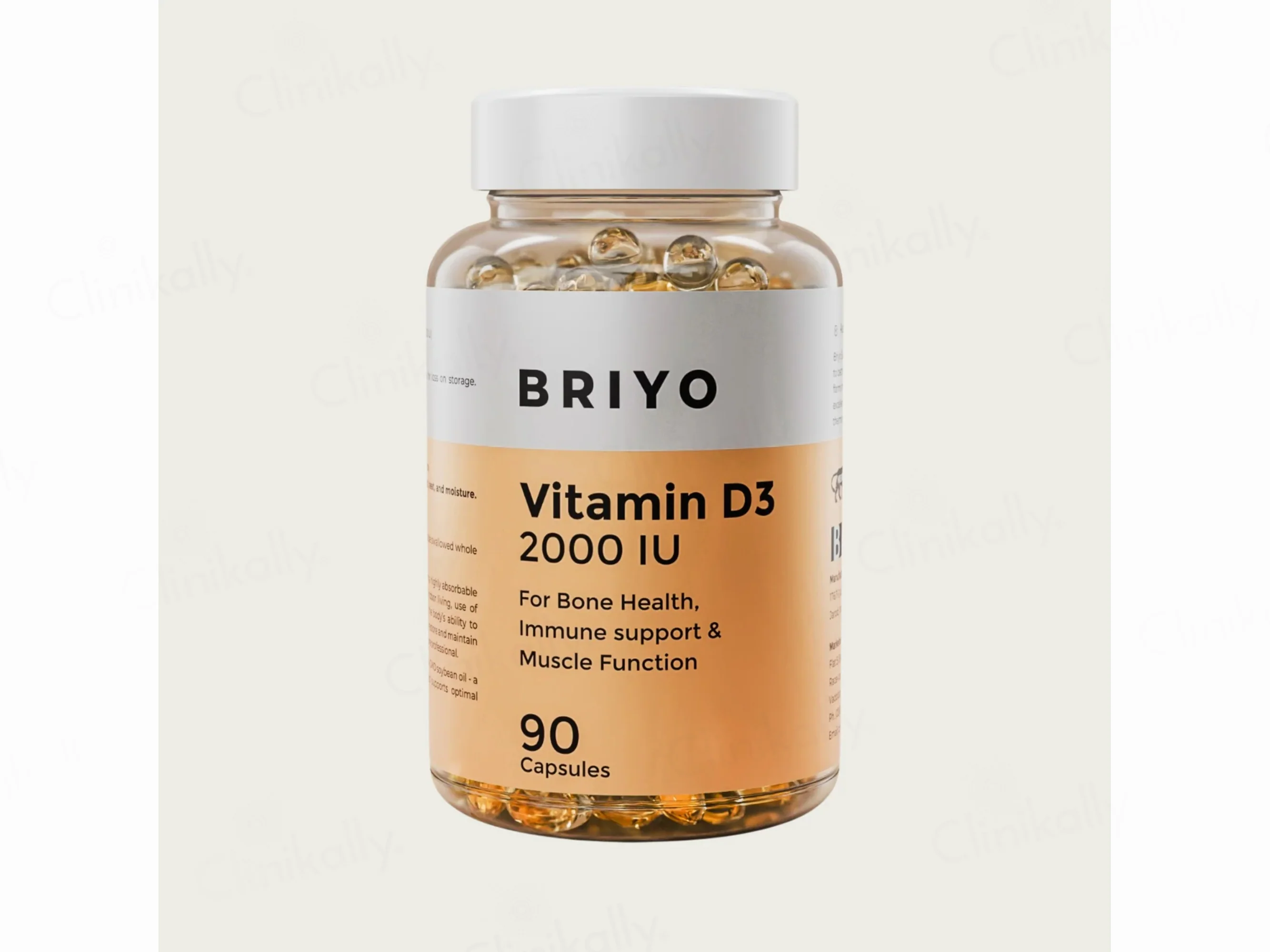 Briyo Vitamin D3 2000 IU Capsule - Image 2