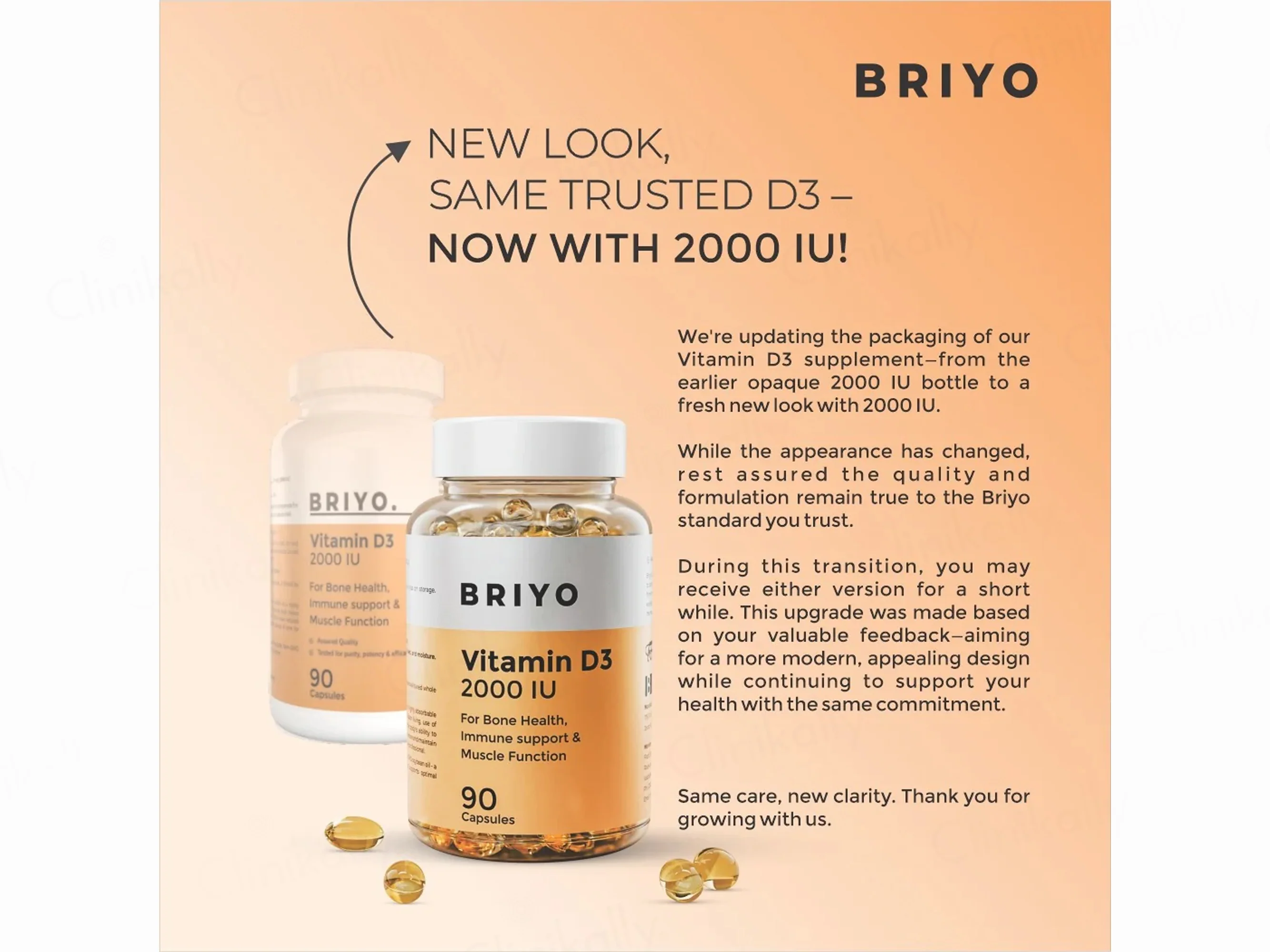 Briyo Vitamin D3 2000 IU Capsule - Image 5