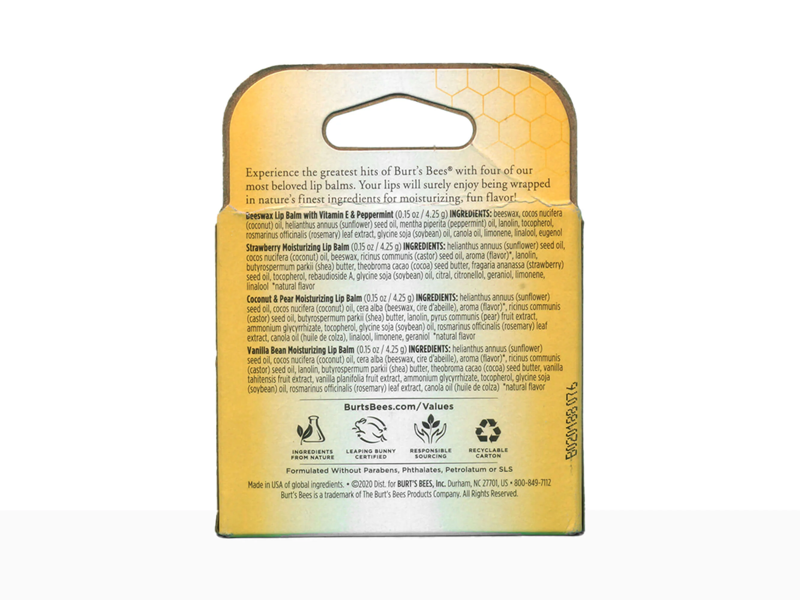 Best of Burt's Lip Balm 4-Pack - Image 2