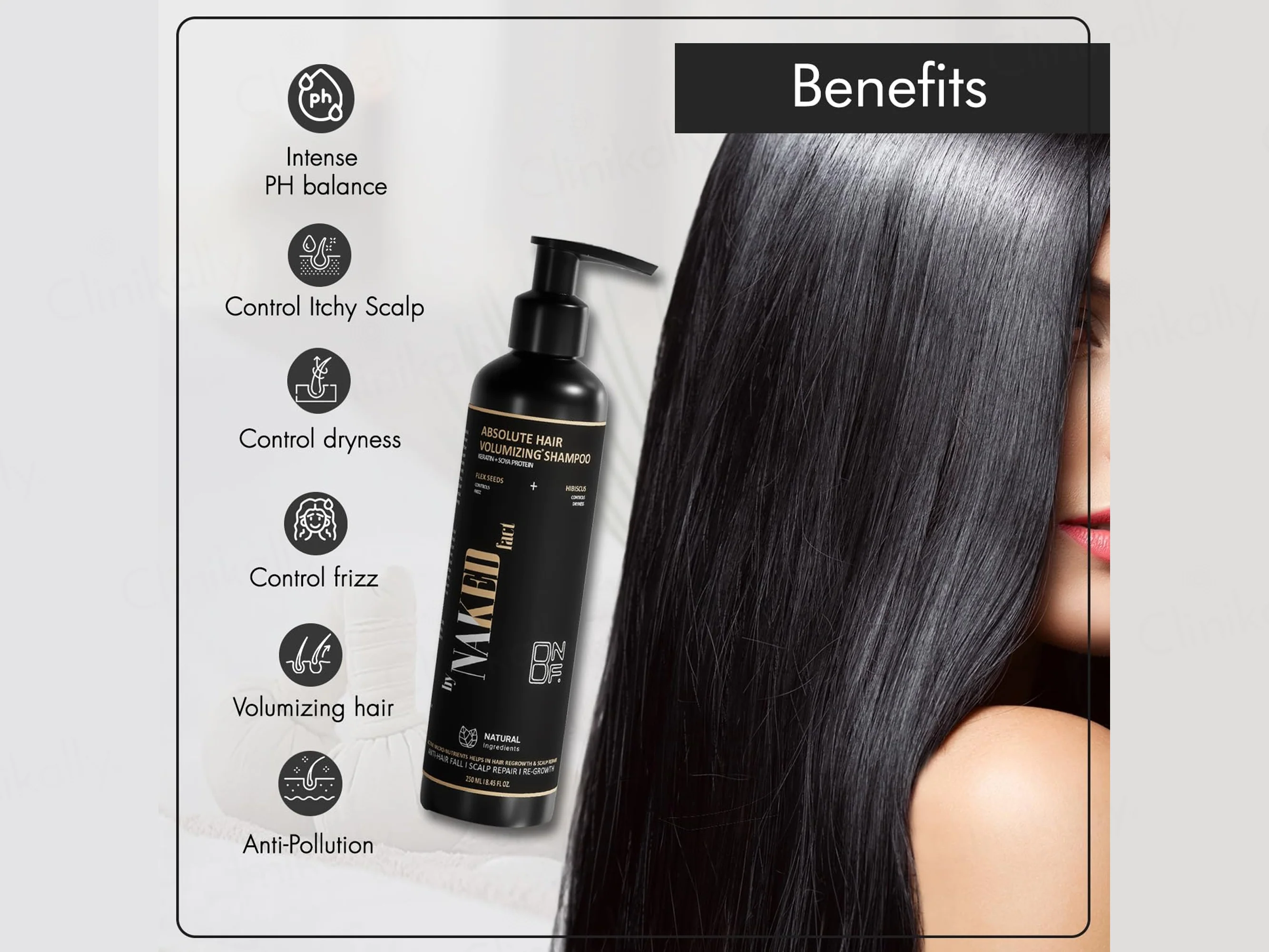 By Naked Fact Absolute Hair Volumizing Keratin + Soya Protein Shampoo - Image 3