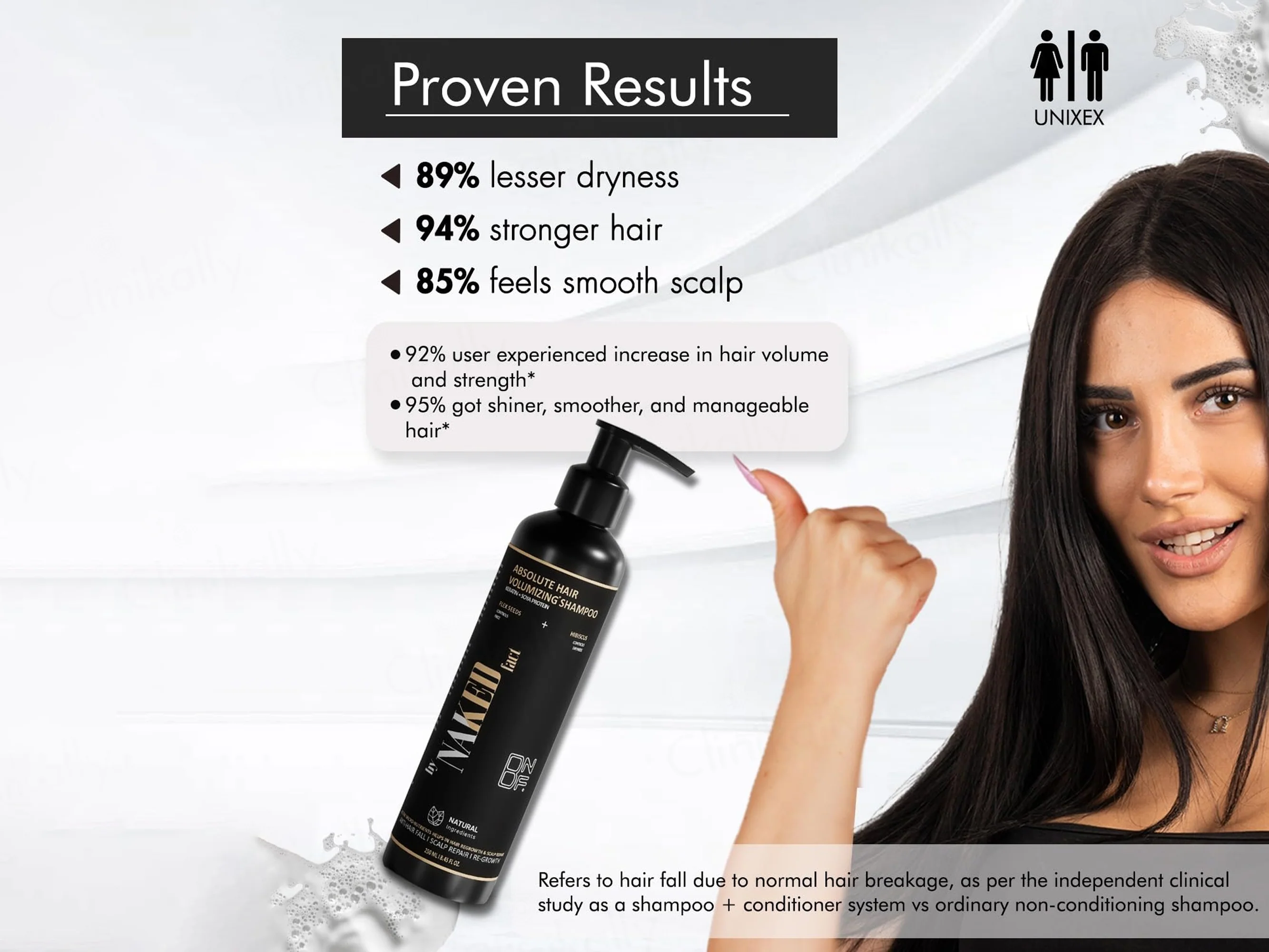 By Naked Fact Absolute Hair Volumizing Keratin + Soya Protein Shampoo - Image 4