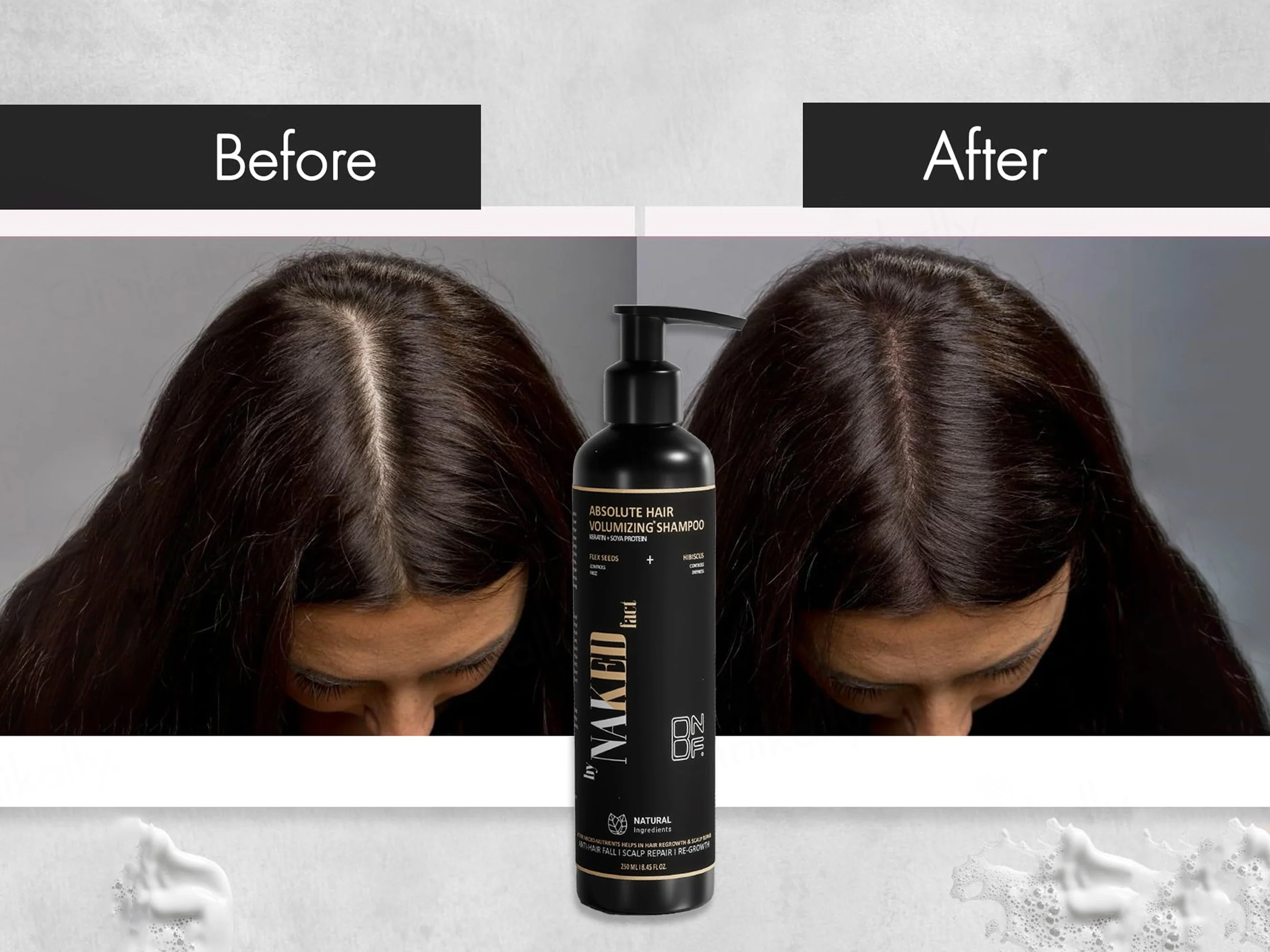 By Naked Fact Absolute Hair Volumizing Keratin + Soya Protein Shampoo - Image 6