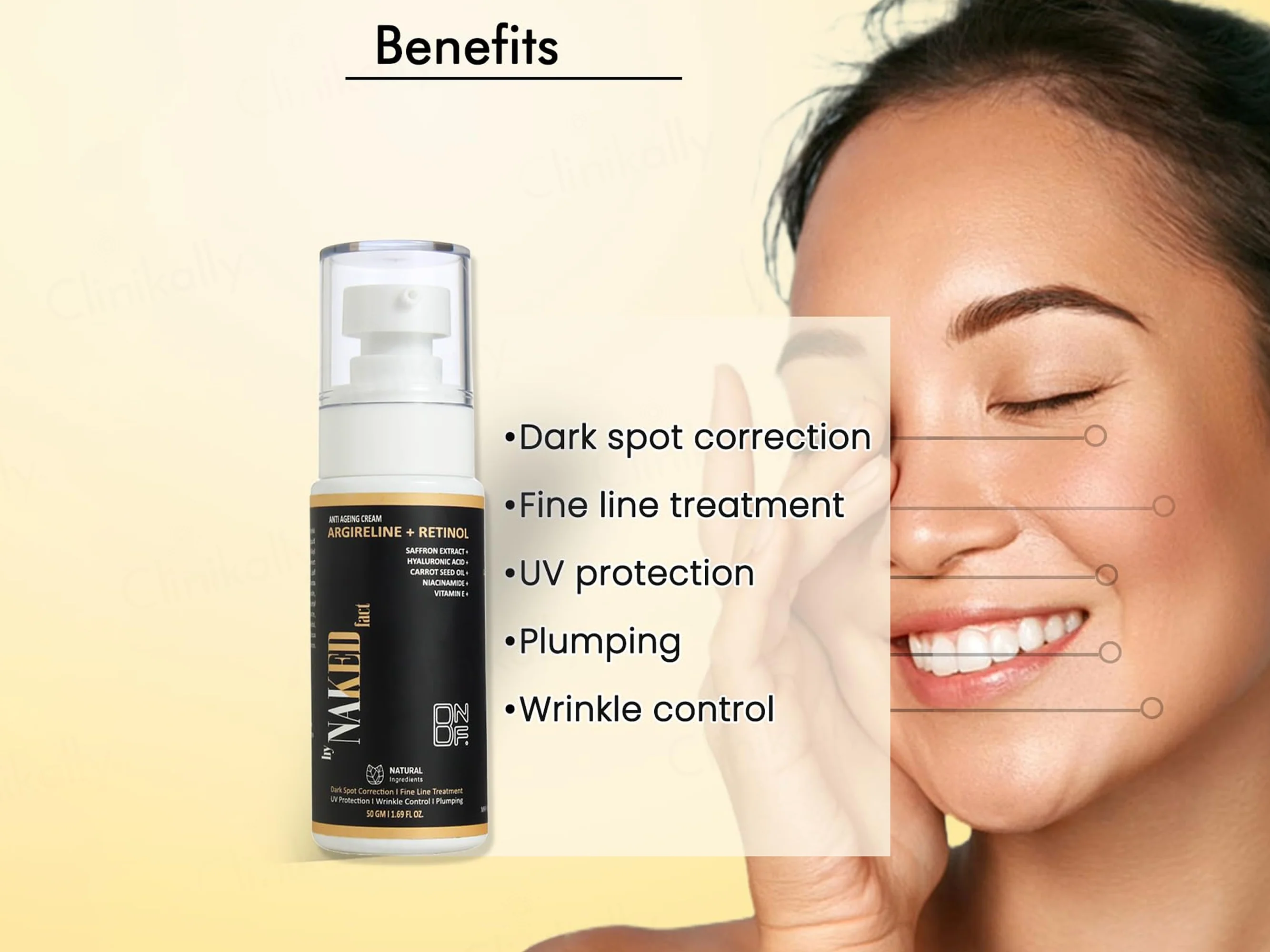 By Naked Fact Argireline + Retinol Anti Ageing Cream - Image 3
