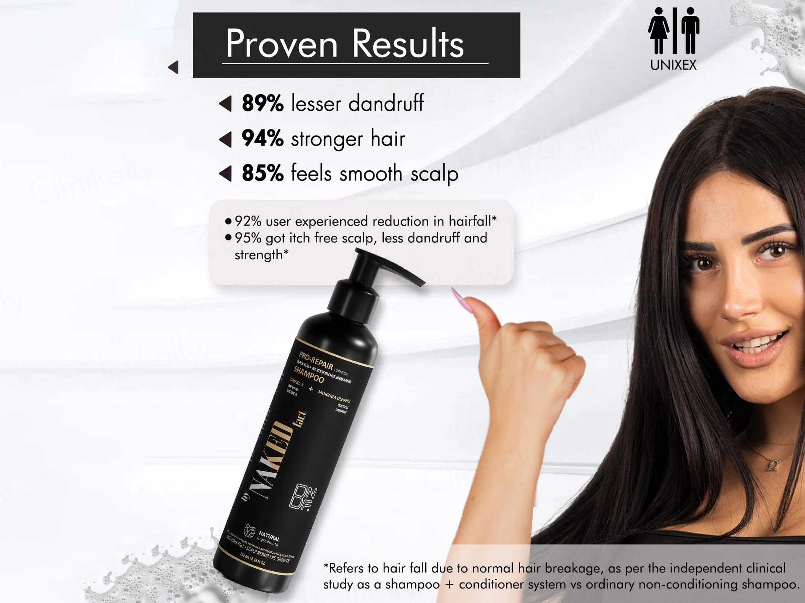 By Naked Fact Pro Repair Black Soil + Nardostachys Jatamansi Anti-Hairfall Shampoo - Image 3