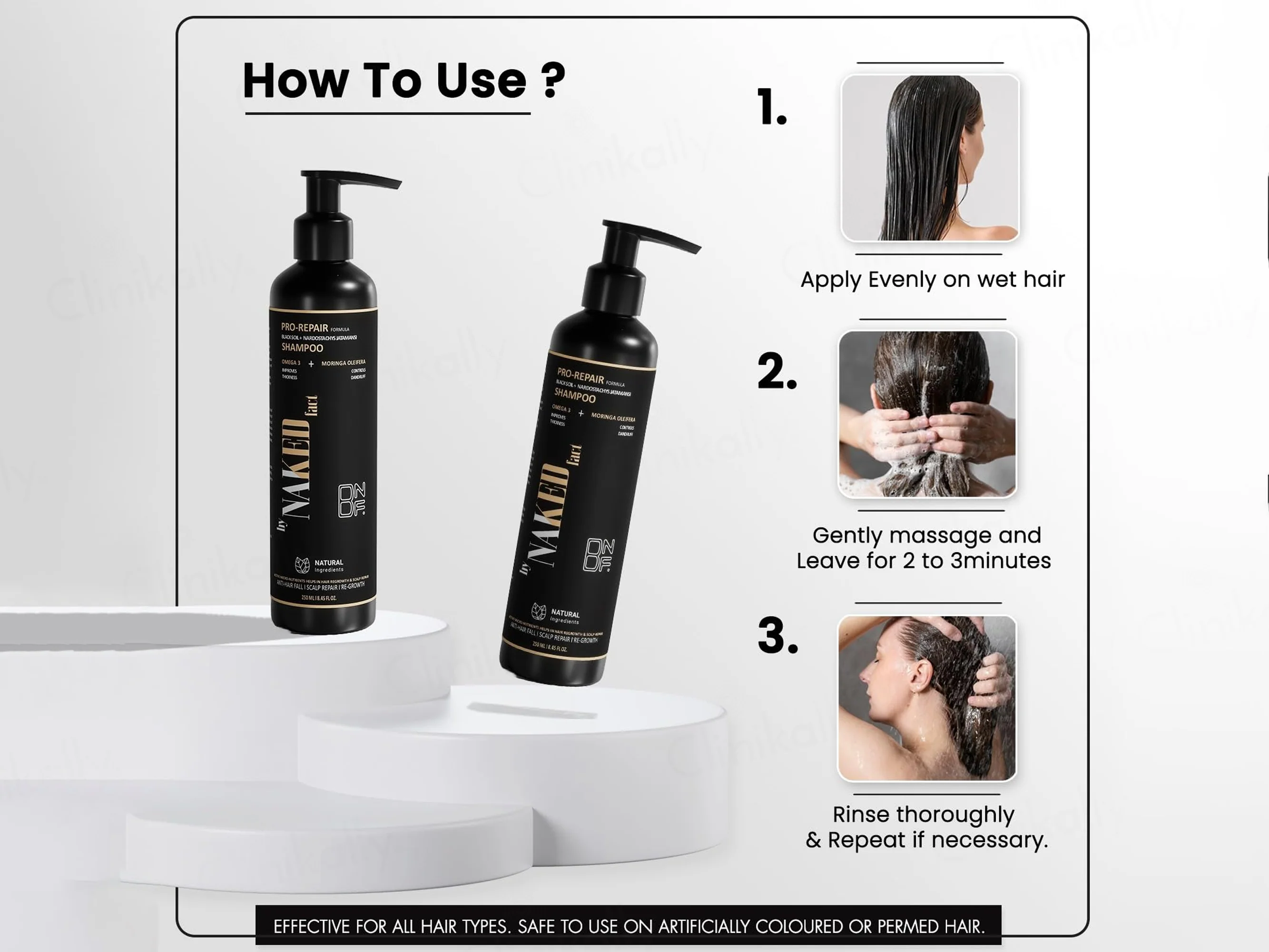 By Naked Fact Pro Repair Black Soil + Nardostachys Jatamansi Anti-Hairfall Shampoo - Image 6