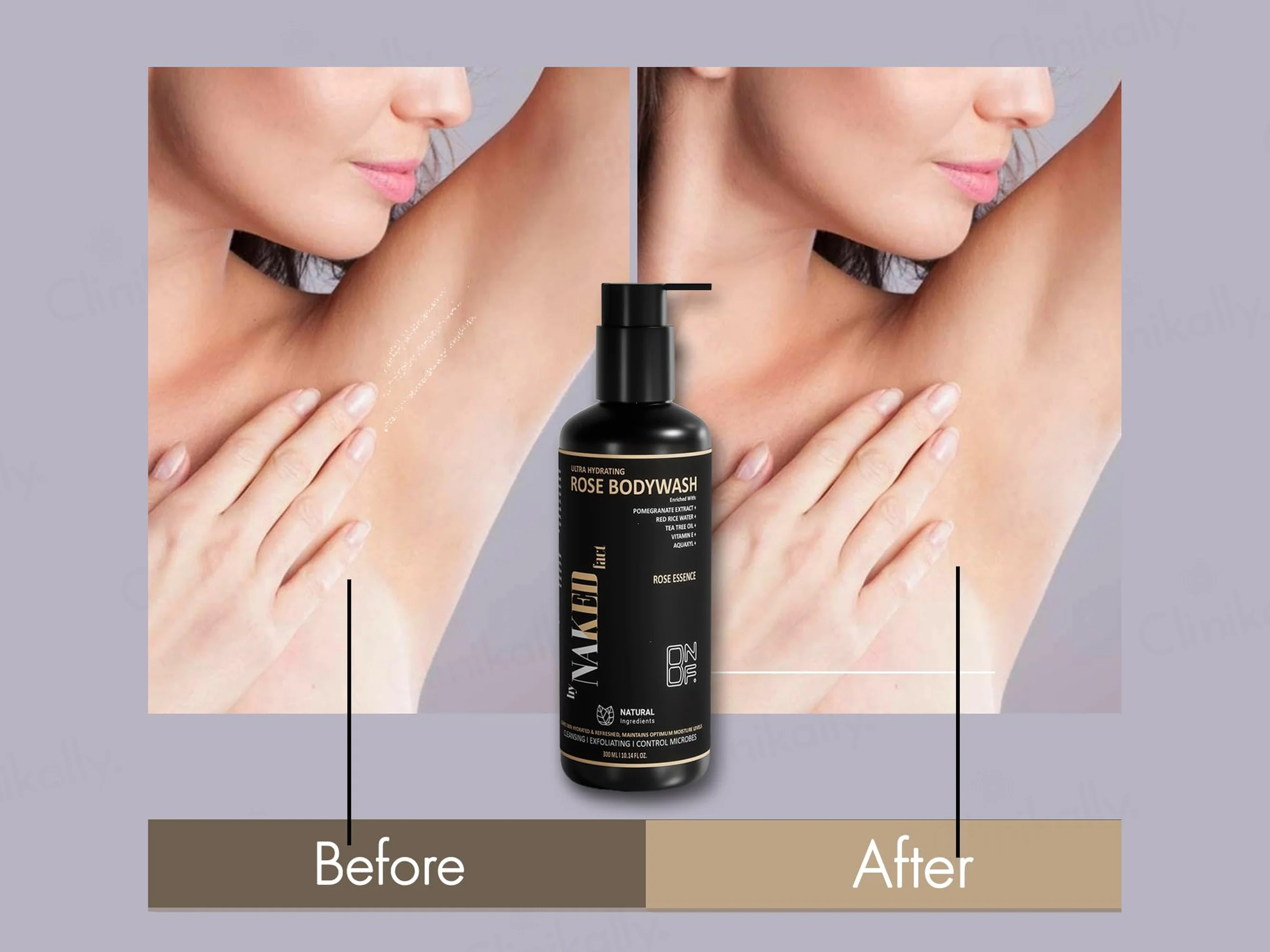By Naked Fact Ultra Hydrating & Exfoliating Rose Bodywash - Image 4